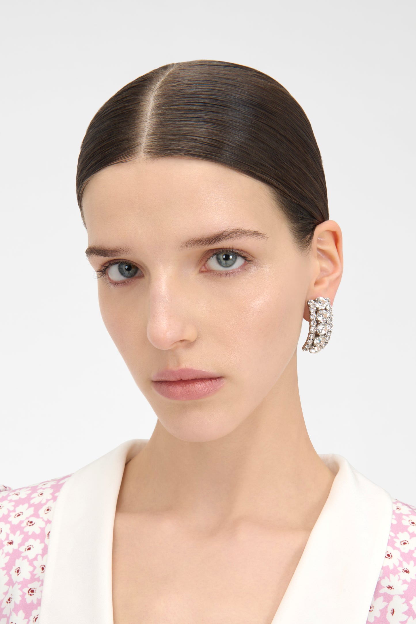 SMALL FLOWER DRESS WITH COLLAR