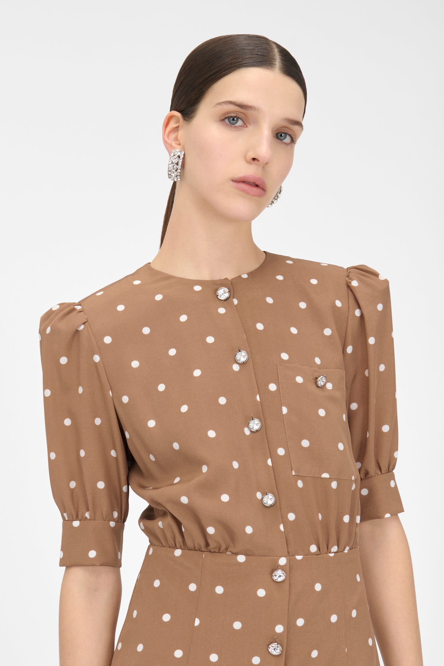 POLKA DOT MINI DRESS