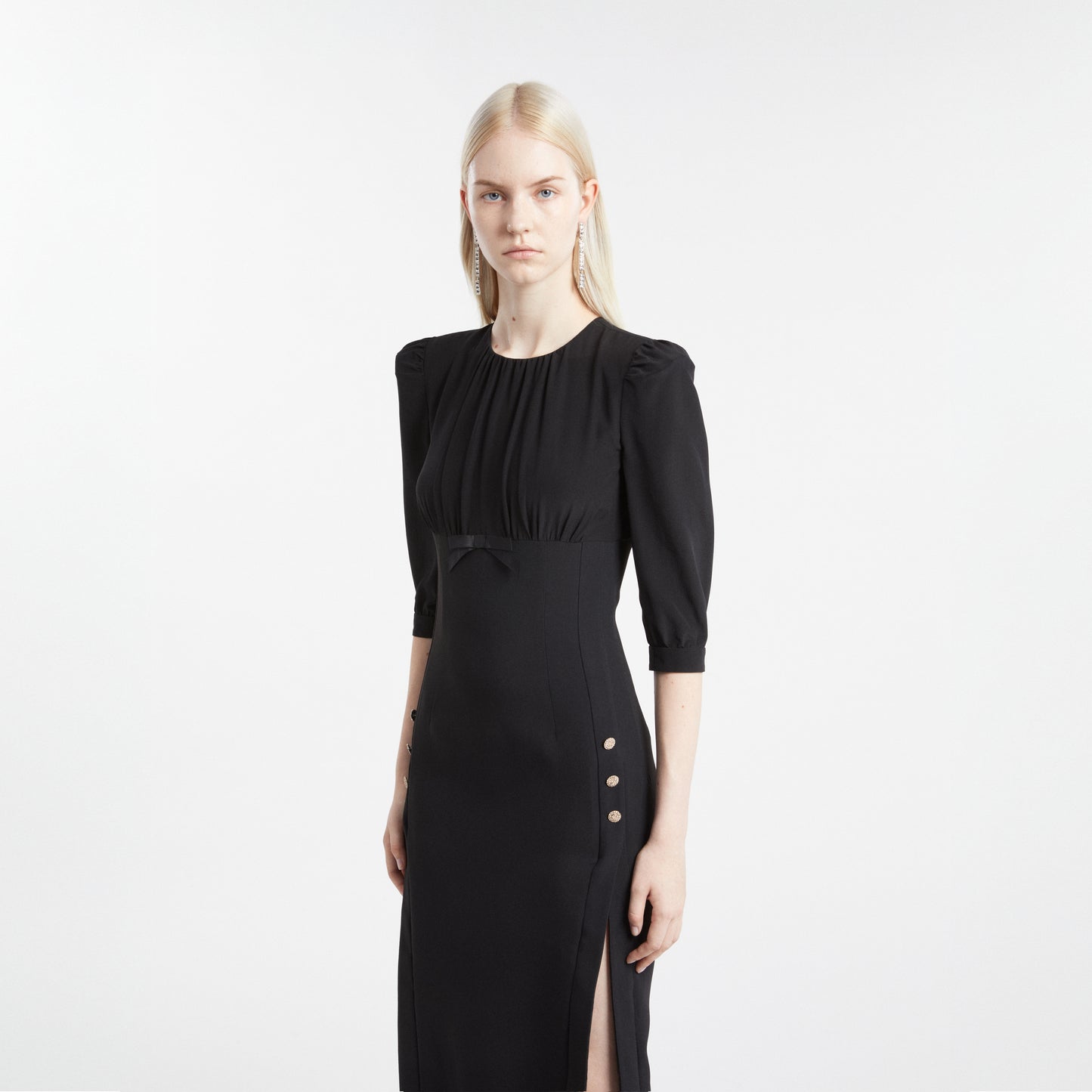 CADY MIDI DRESS WITH SPLITS