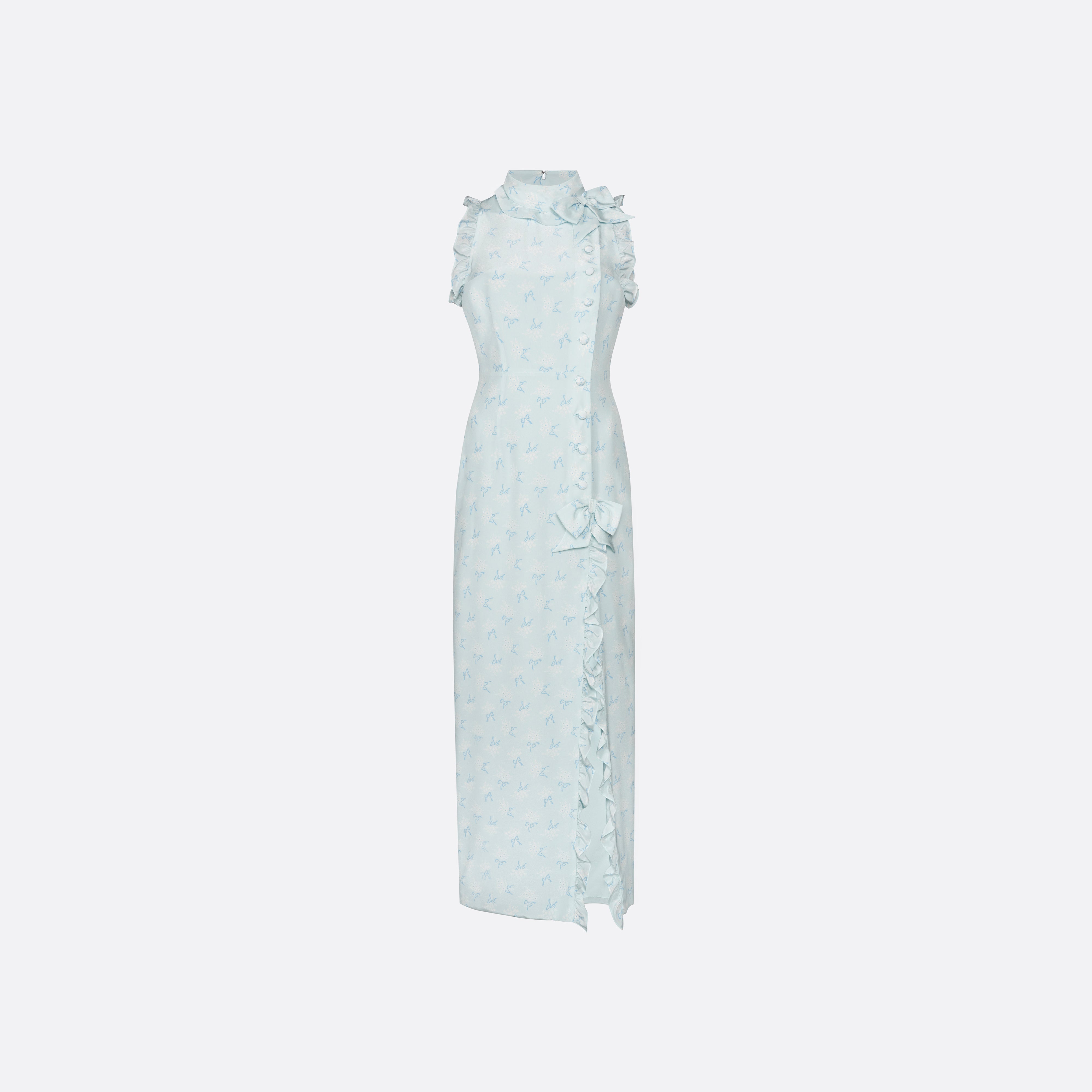 alessandra rich white lace dress Alessandra Rich - Stretch Lace Evening Dress - 40