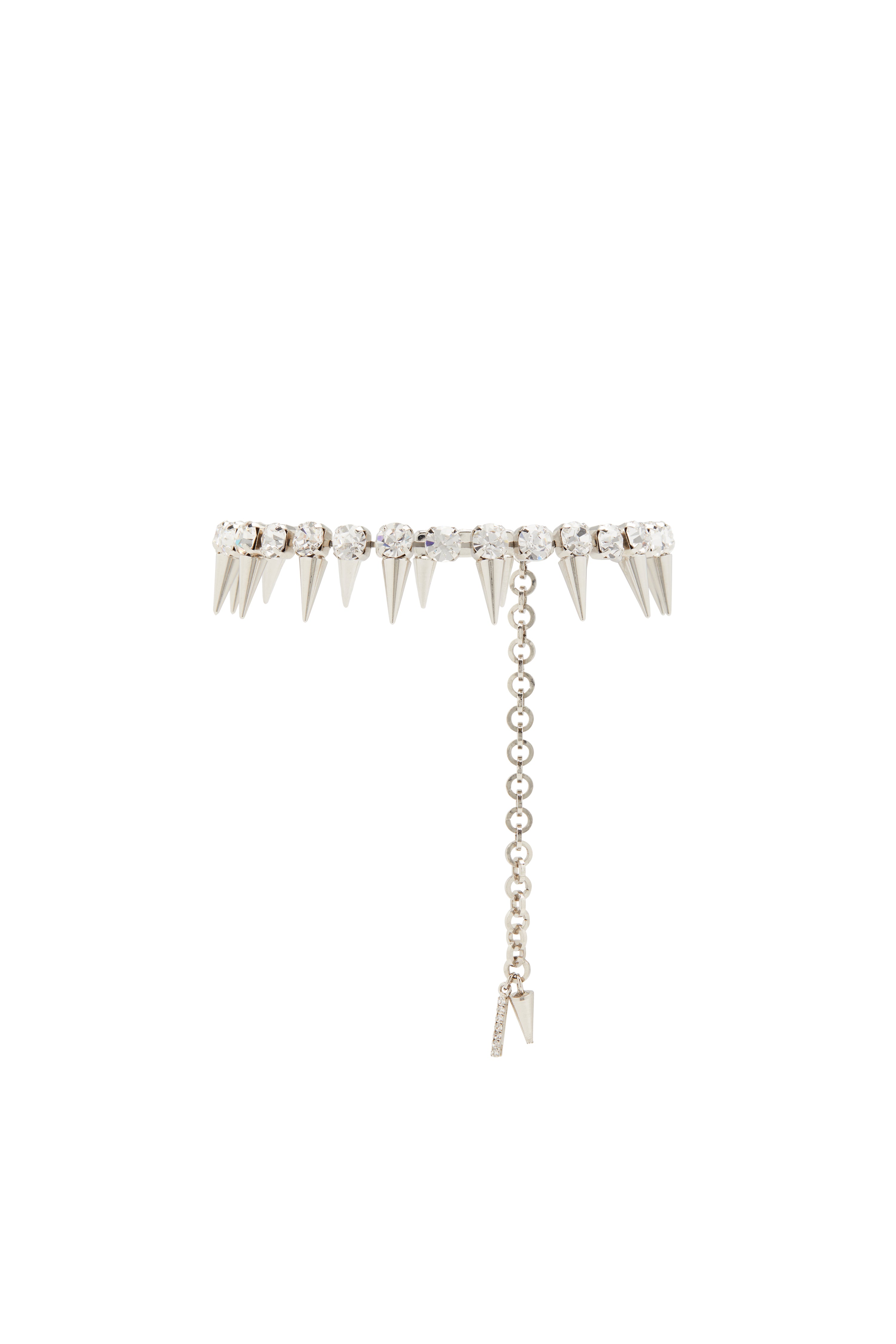 CRYSTAL CHOKER WITH SPIKES