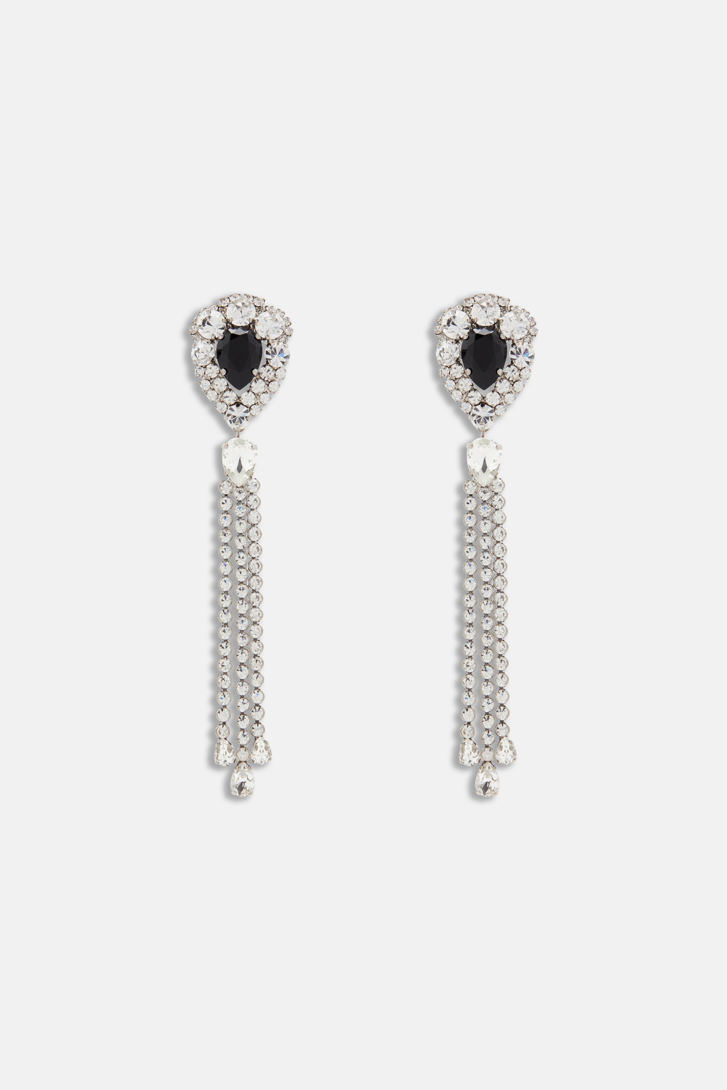 Siobhan Crystal Fringe Earrings – Bonheur.