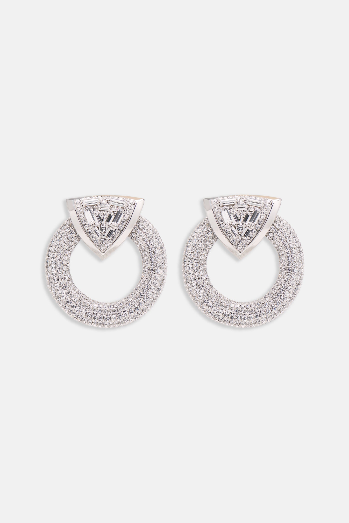 CRYSTAL HOOP EARRINGS