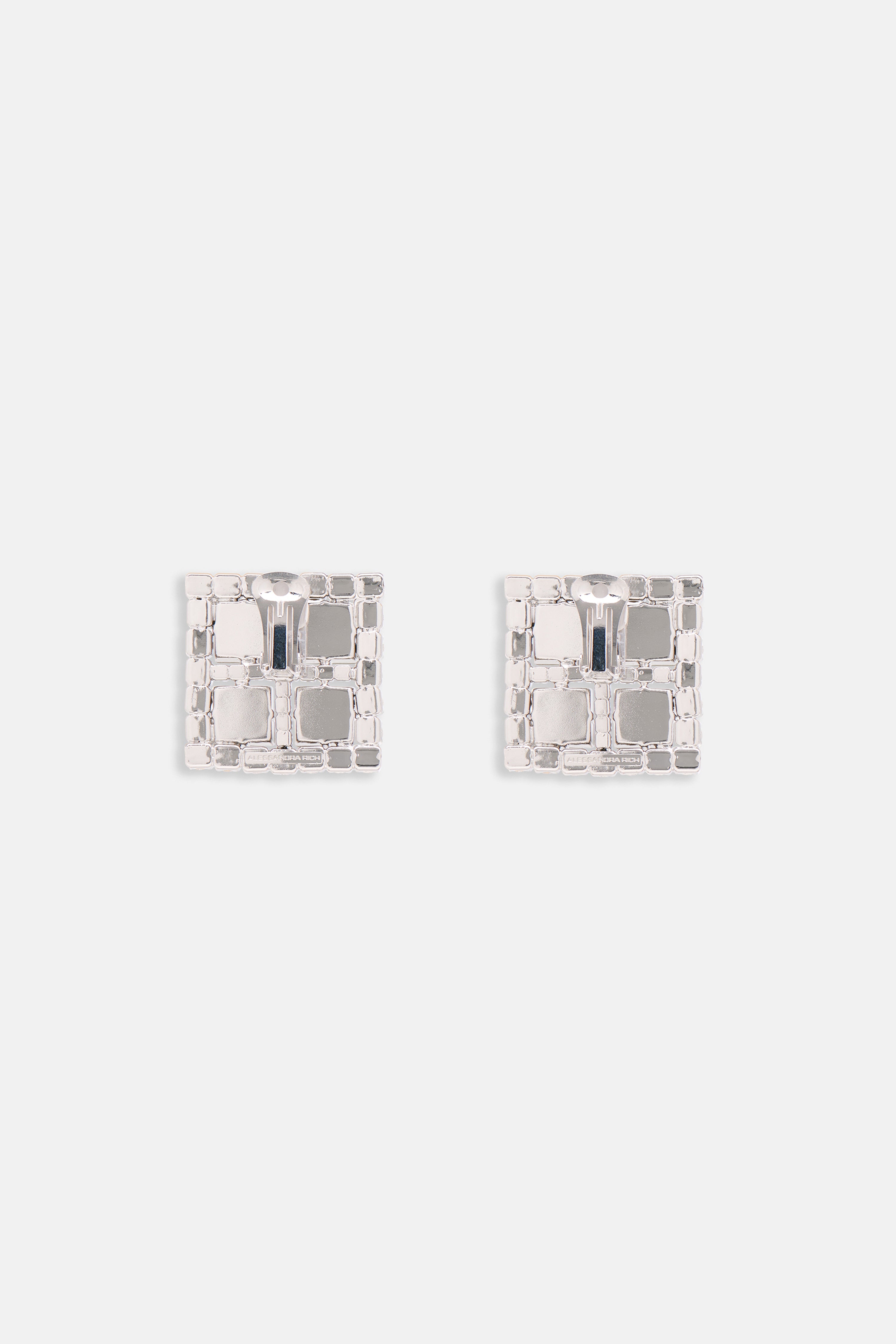 CRYSTAL SQUARE EARRINGS