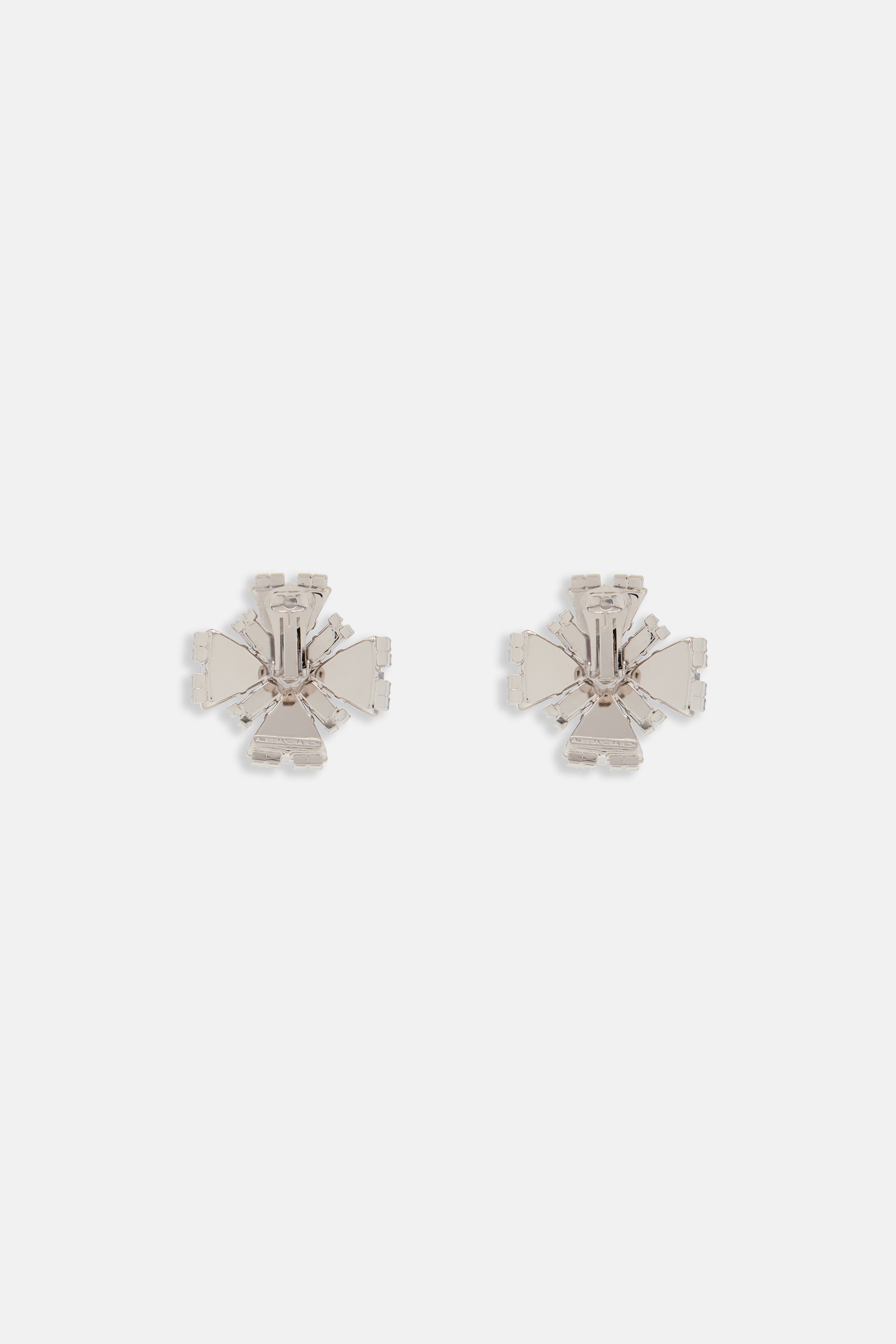 CRYSTAL CROSS EARRINGS