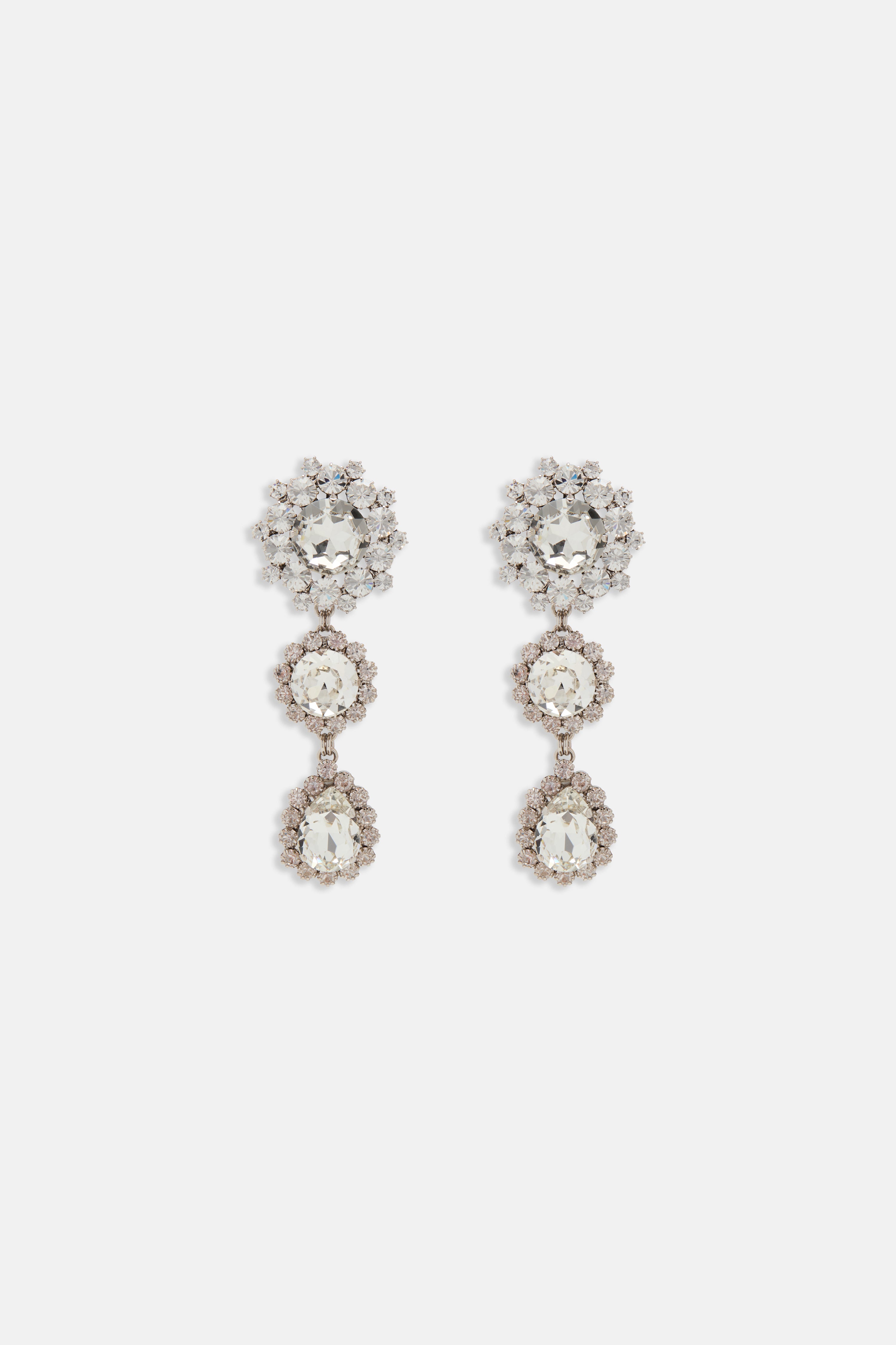 CRYSTAL EARRINGS WITH DROP