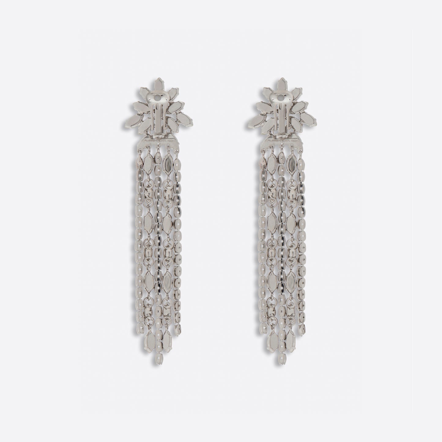 CRYSTAL EARRING WITH FRINGES