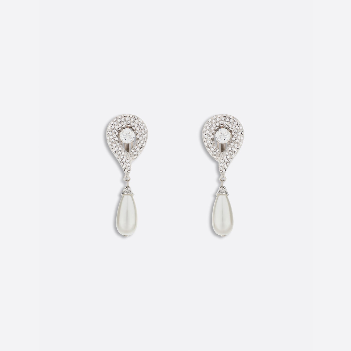EARRINGS WITH PENDANT PEARL