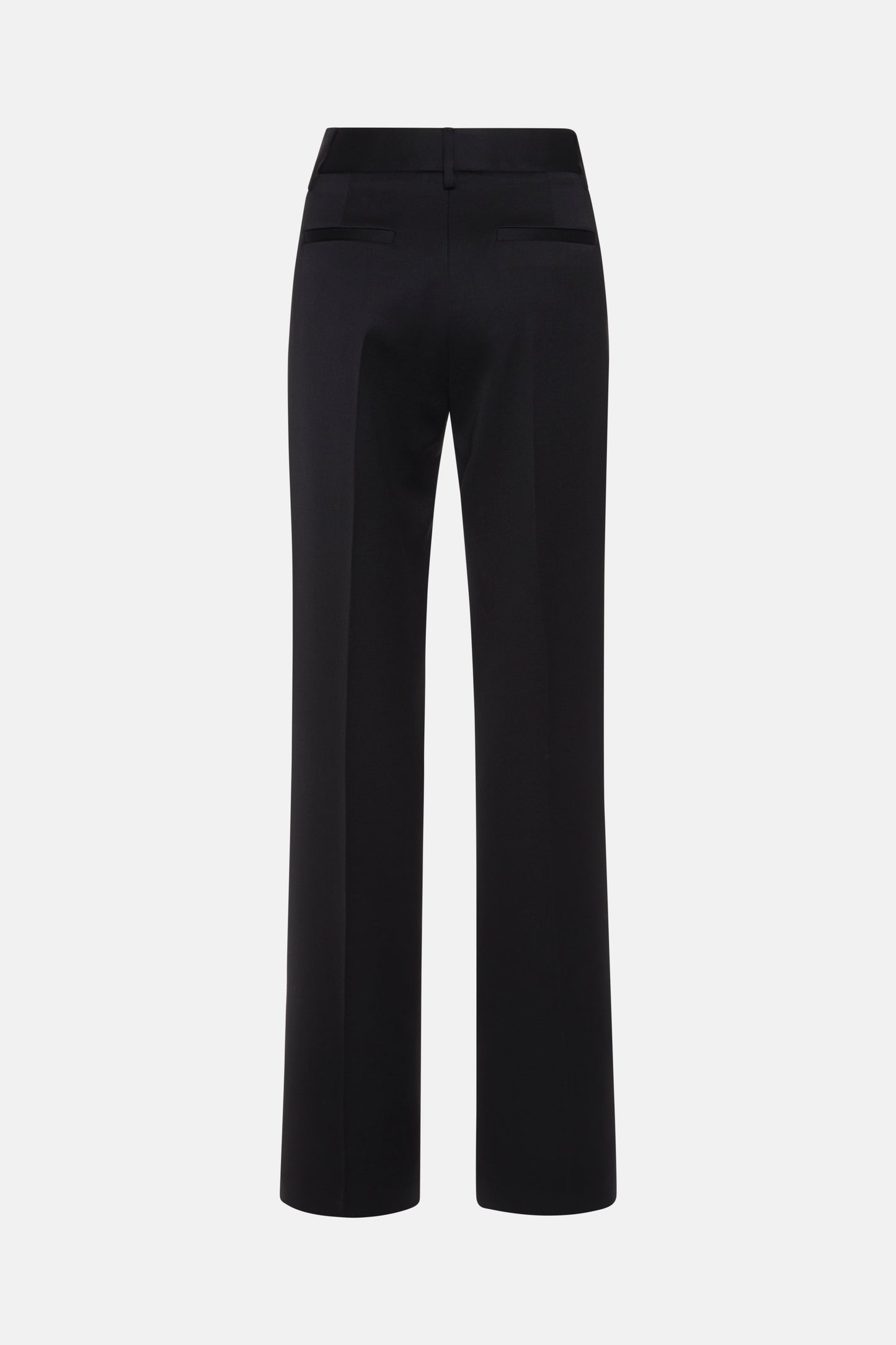 WOOL SATIN TROUSERS