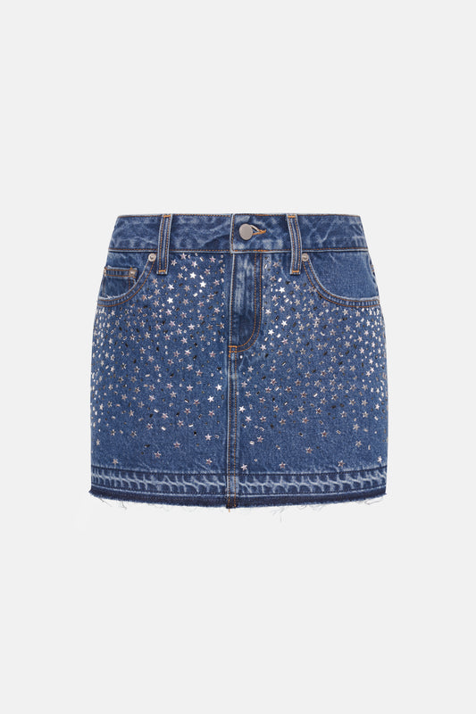 DENIM MINI SKIRT