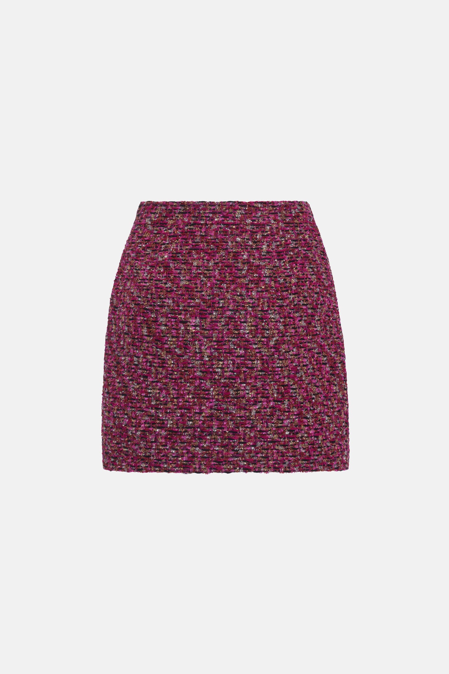 SEQUIN TWEED MINI SKIRT