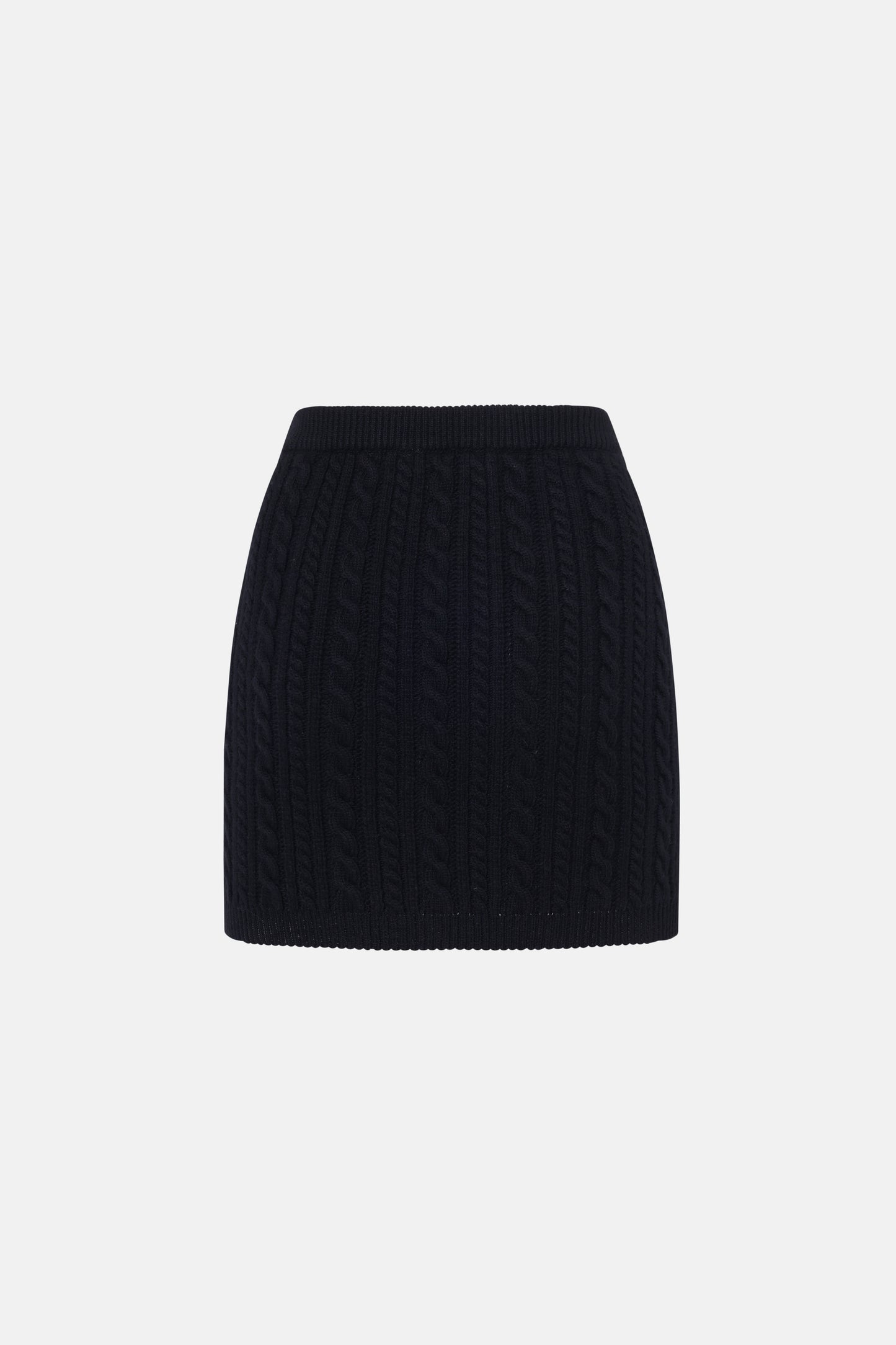 WOOL MINI SKIRT