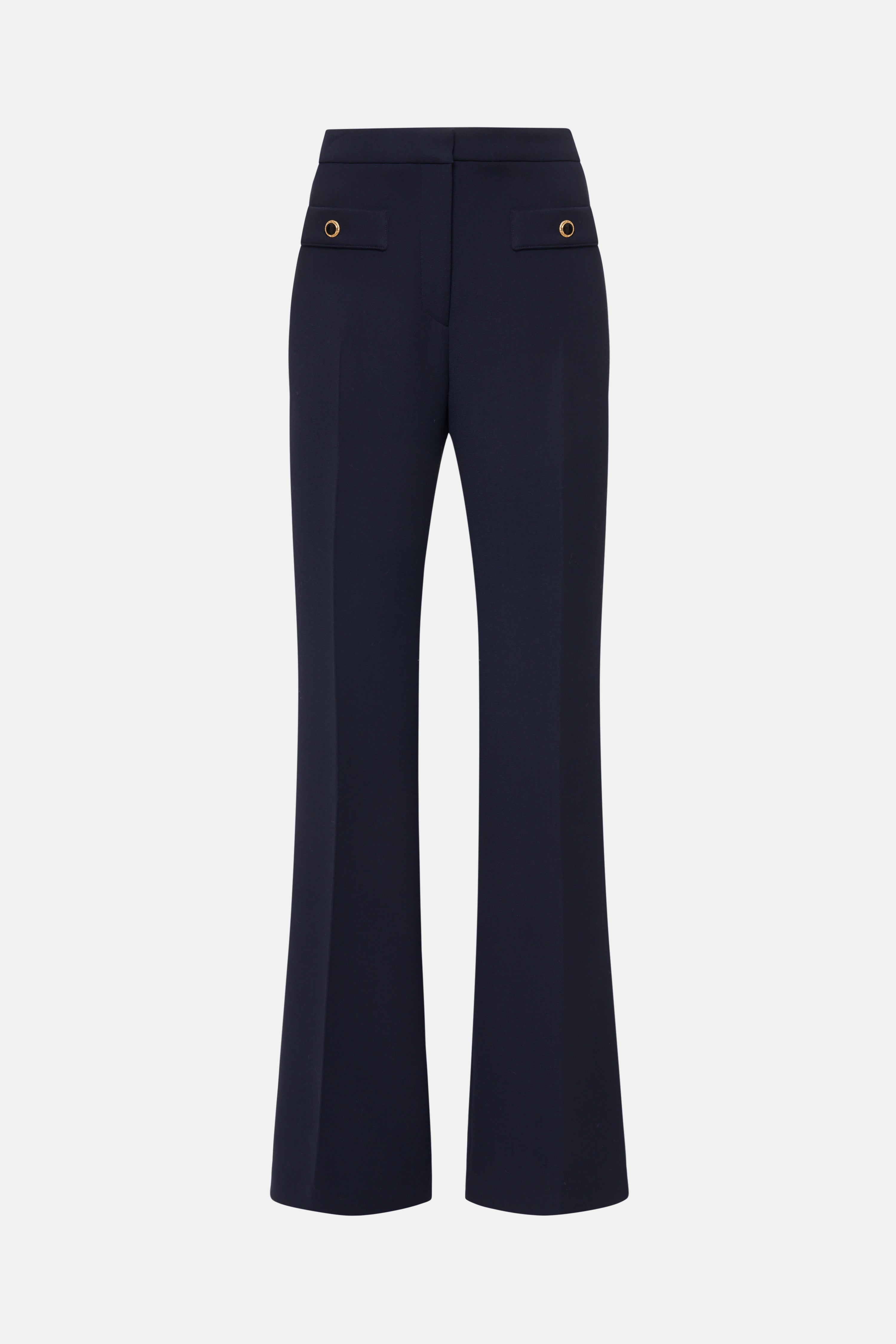 WOOL HIGH WAISTED TROUSERS