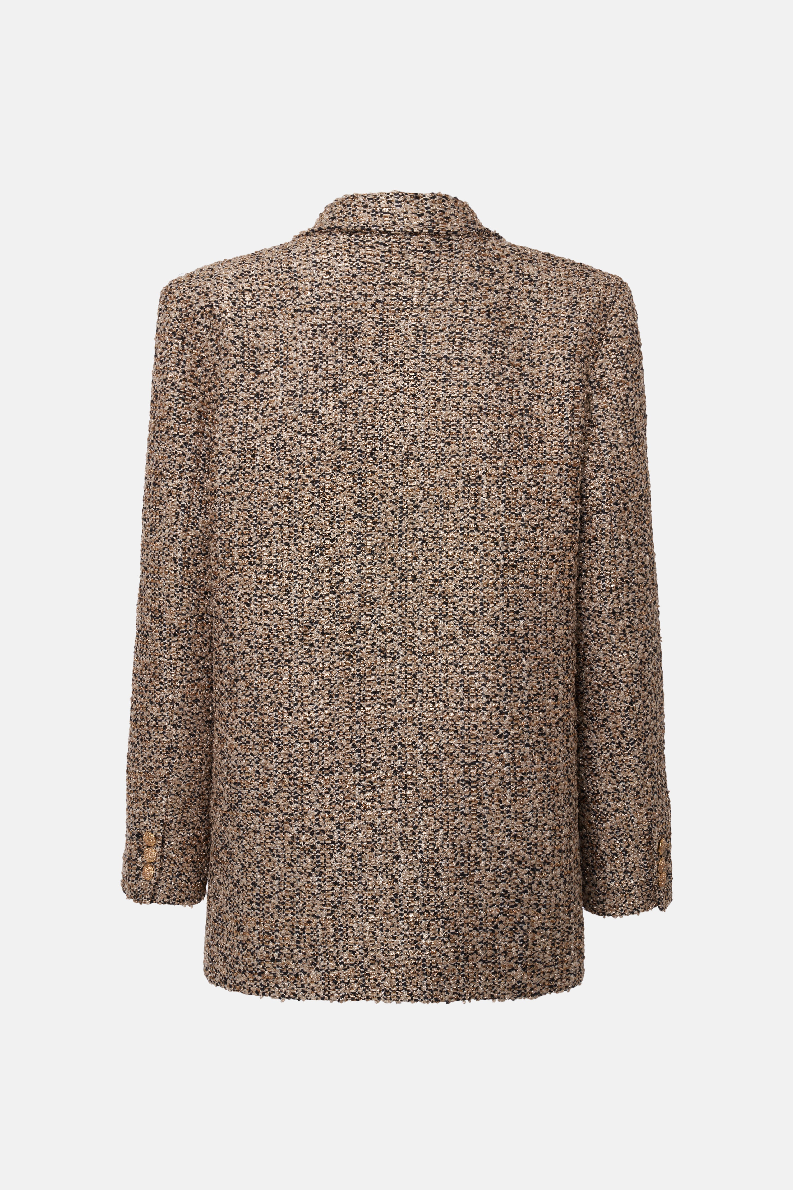 OVERSIZED LUREX TWEED JACKET