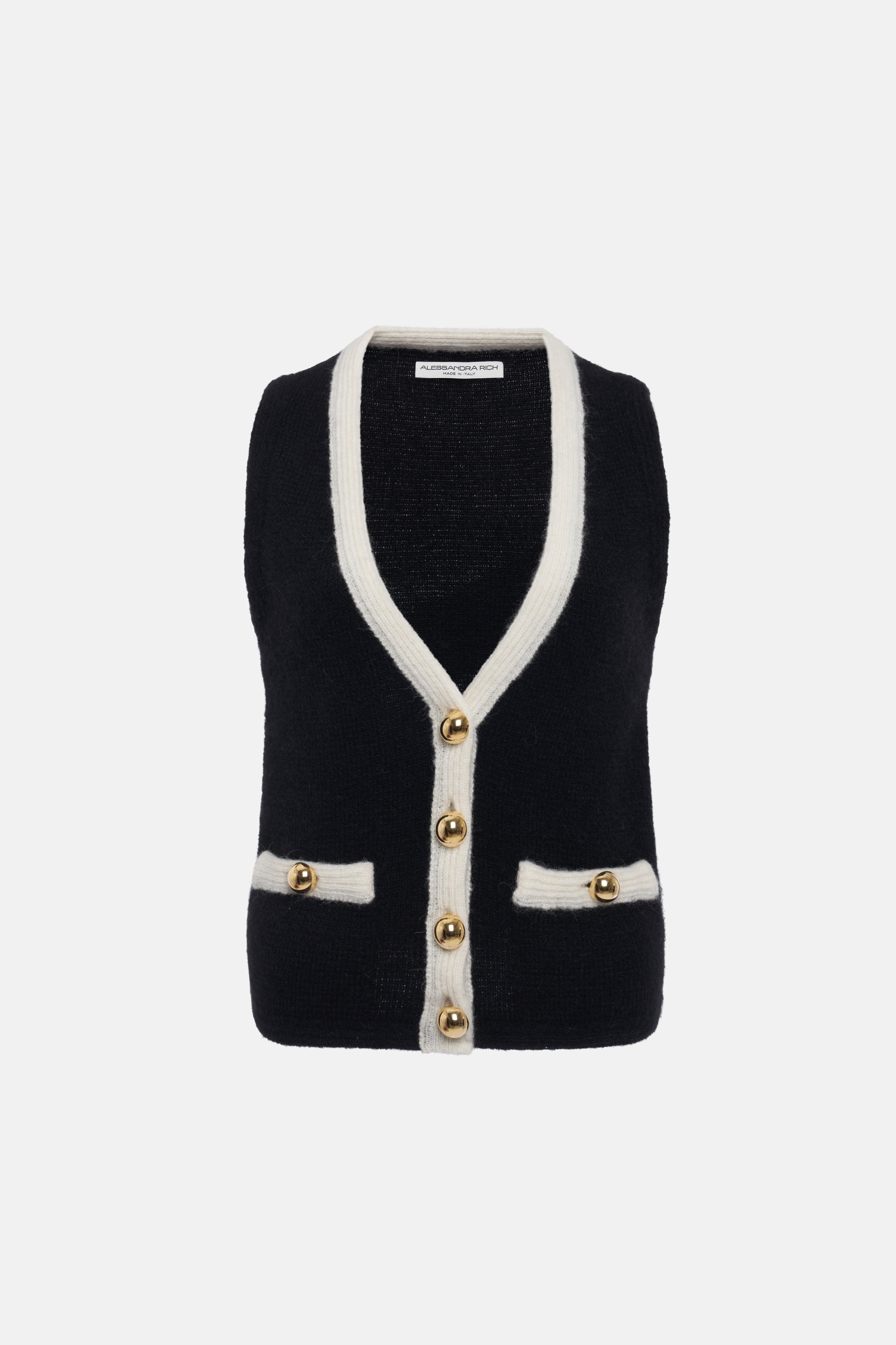 ALPACA KNITTED VEST