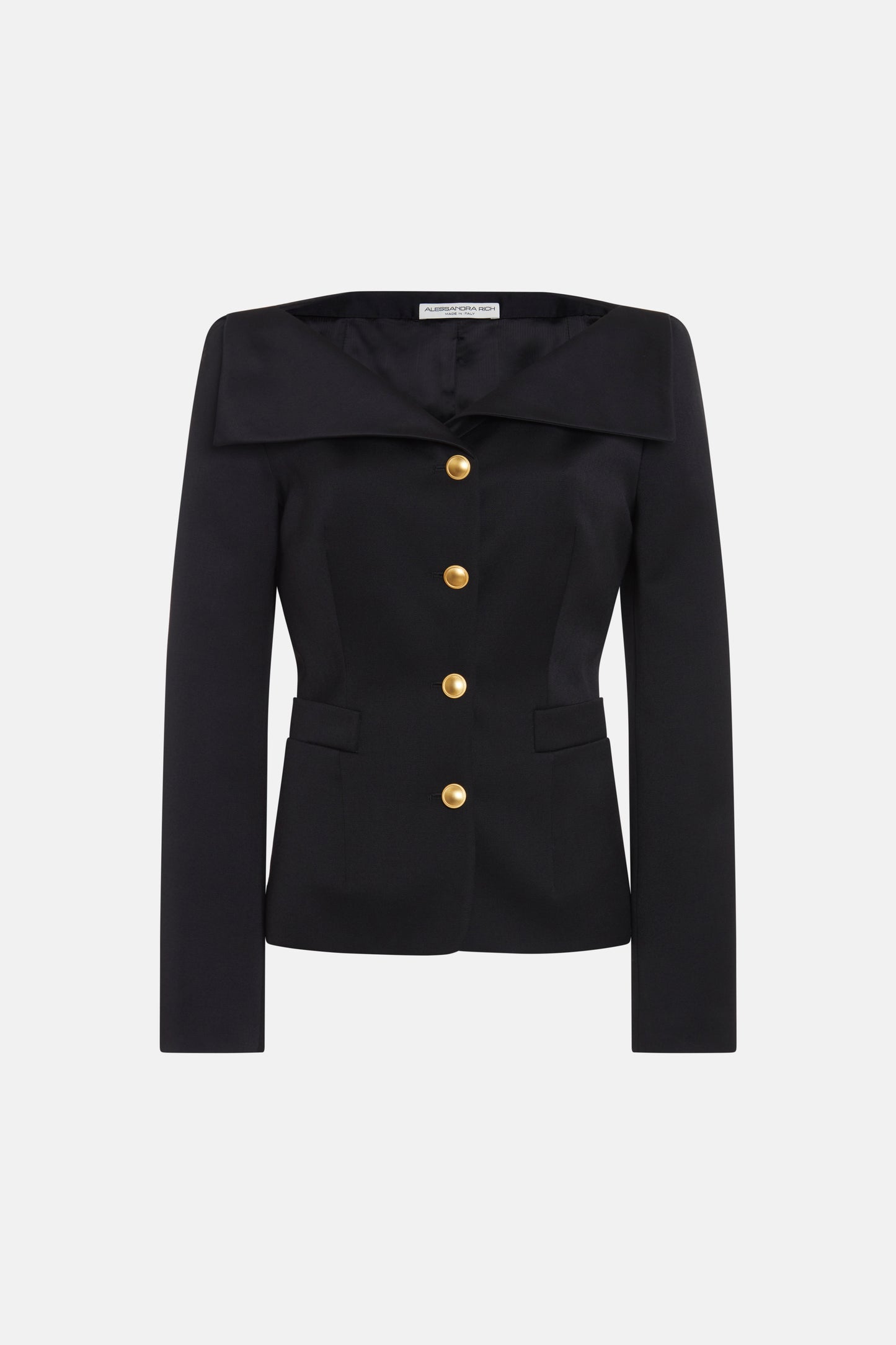 MIKADO COLLAR JACKET