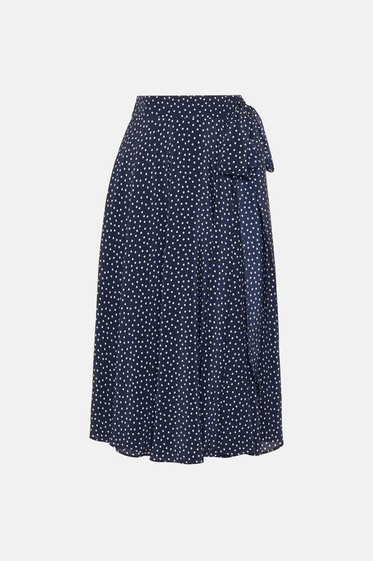 POLKA DOT WRAP SKIRT