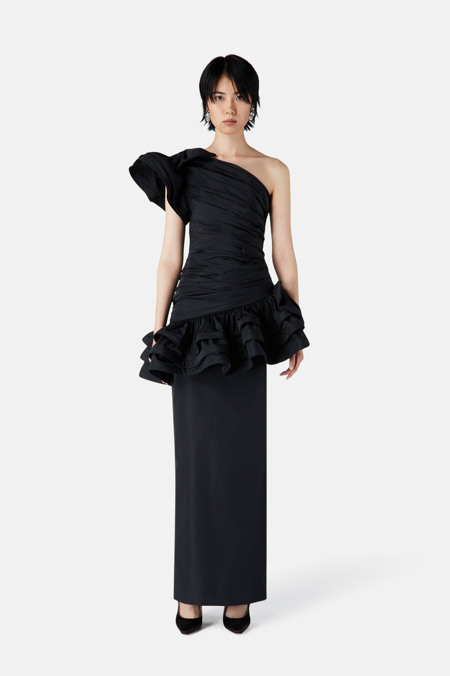 TAFFETA EVENING DRESS