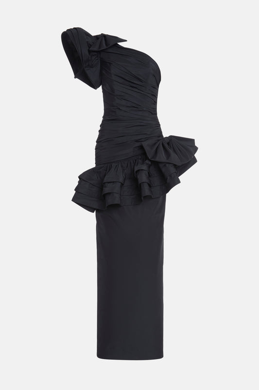 TAFFETA EVENING DRESS