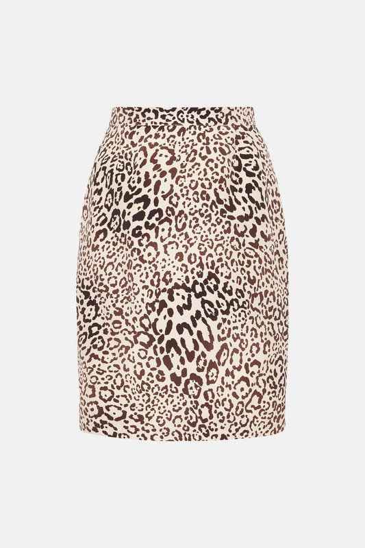 LEOPARD PRINT SKIRT