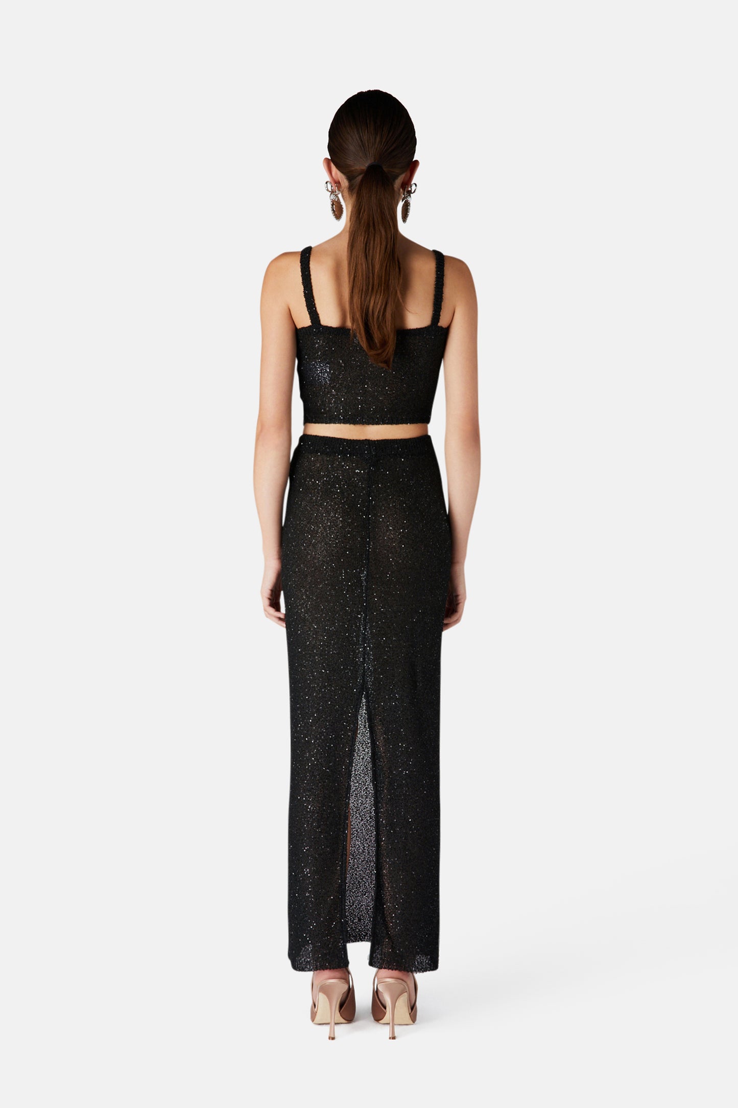 SEQUIN LONG SKIRT