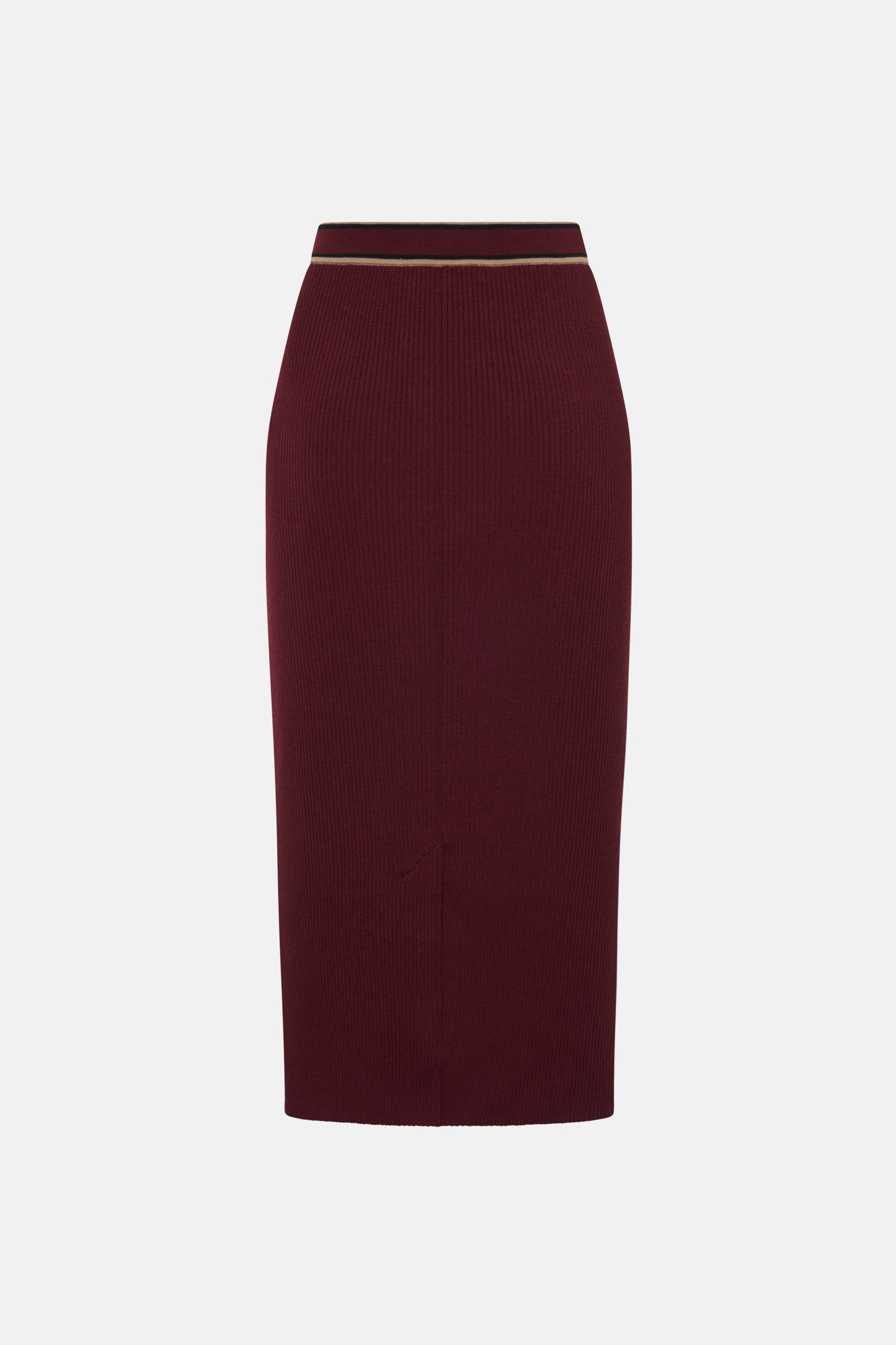 MERINO WOOL MIDI SKIRT