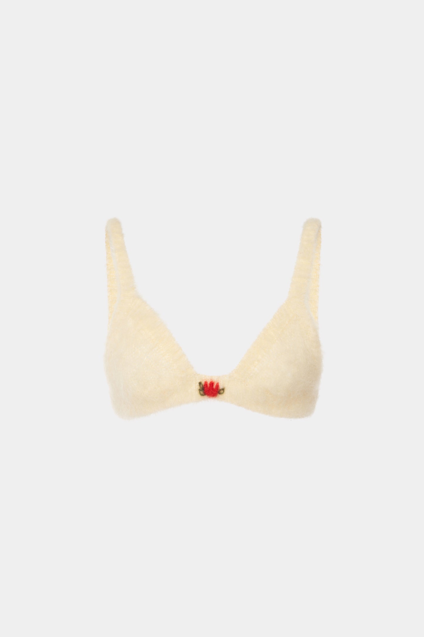 CARDED MOHAIR BRA