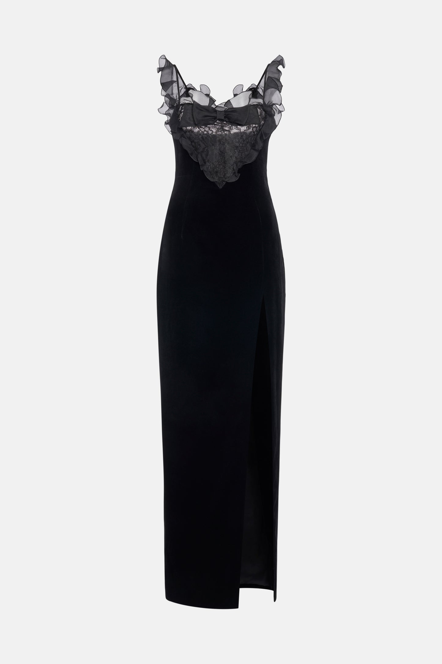Velvet dress with lace bustier Alessandra Rich Velvet dress with lace bustier Alessandra Rich