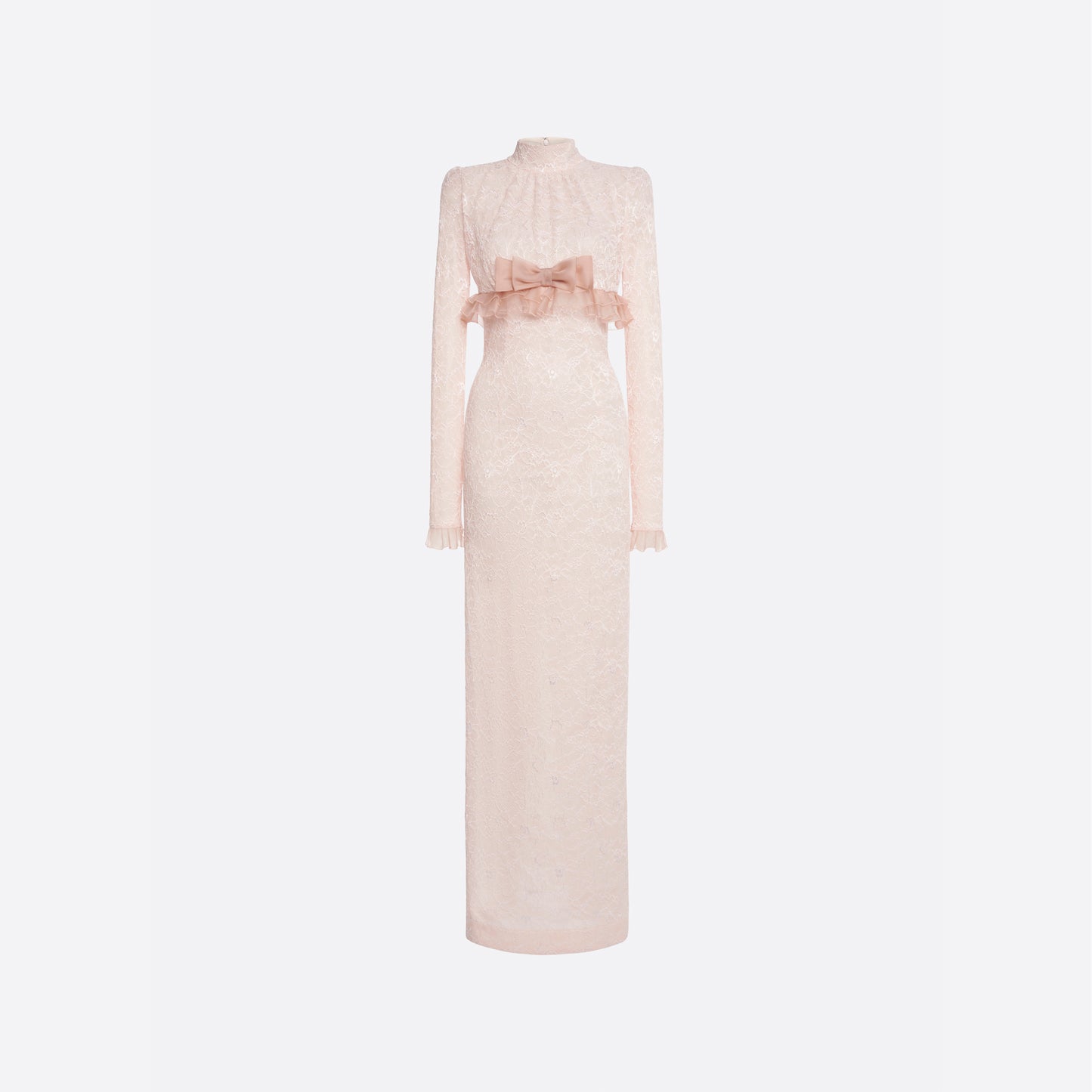 Alessandra Rich - Stretch Lace Evening Dress - 40 - Pink Alessandra Rich - Stretch Lace Evening Dress - 40 - Pink