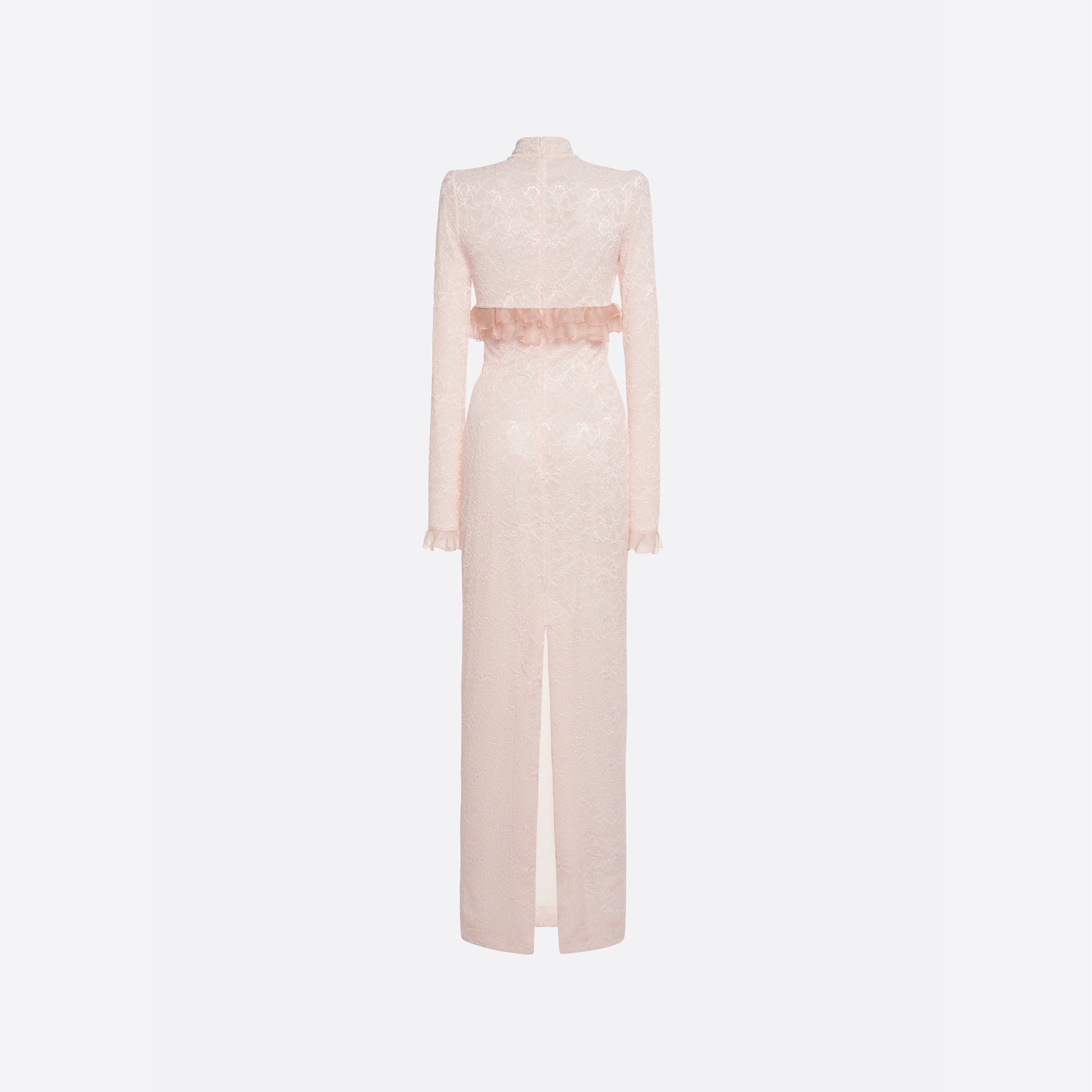 Alessandra Rich - Stretch Lace Evening Dress - 40 - Pink Alessandra Rich - Stretch Lace Evening Dress - 40 - Pink