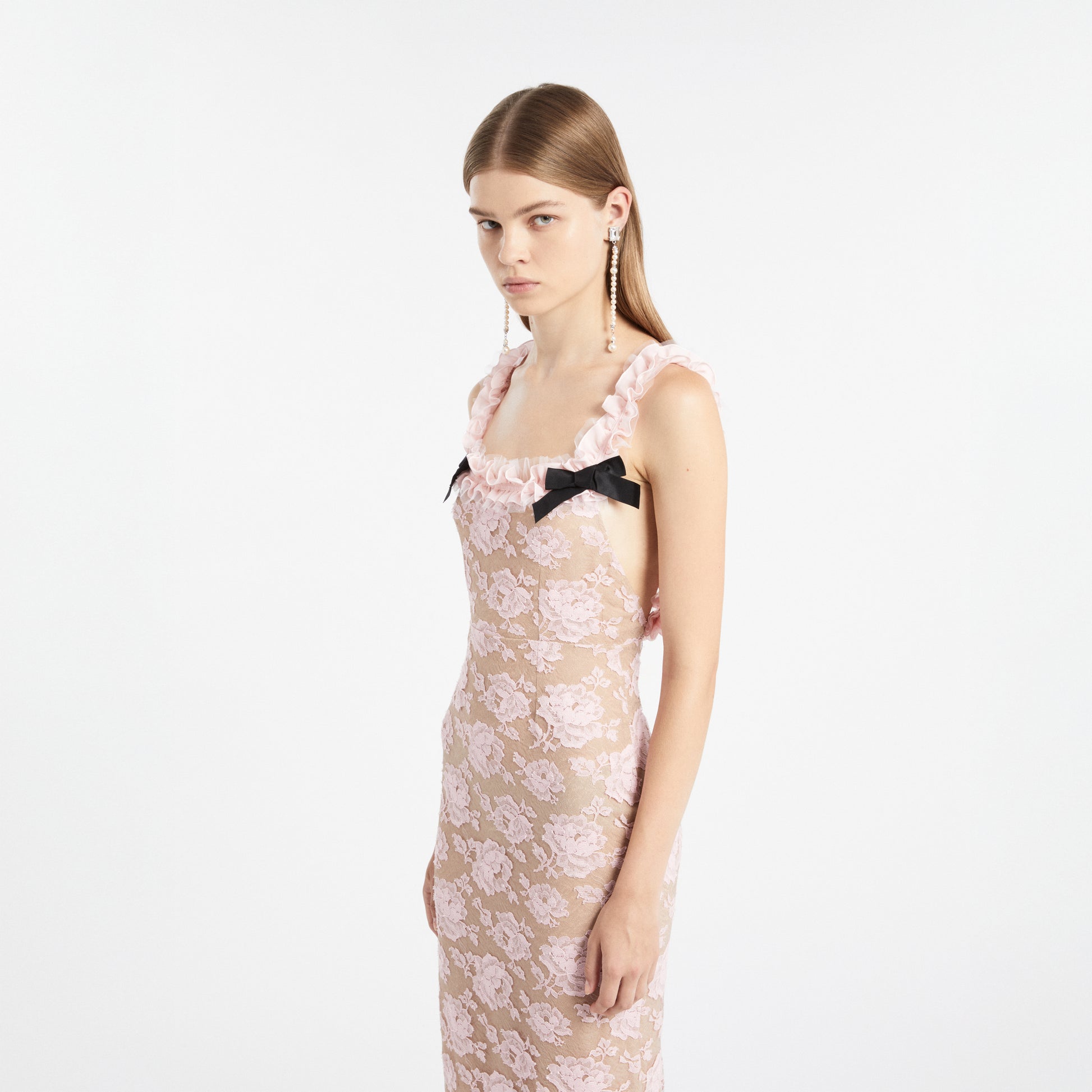 alessandra rich lace trim shift dress Dose of Dainty