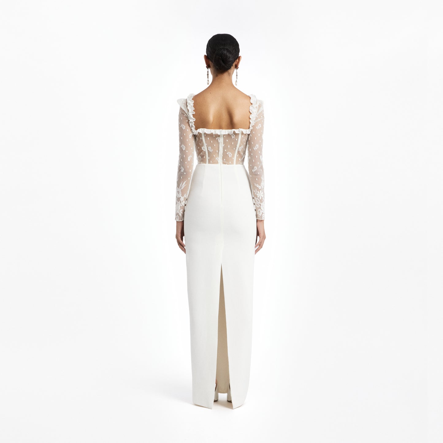 EVENING DRESS WITH BUSTIER