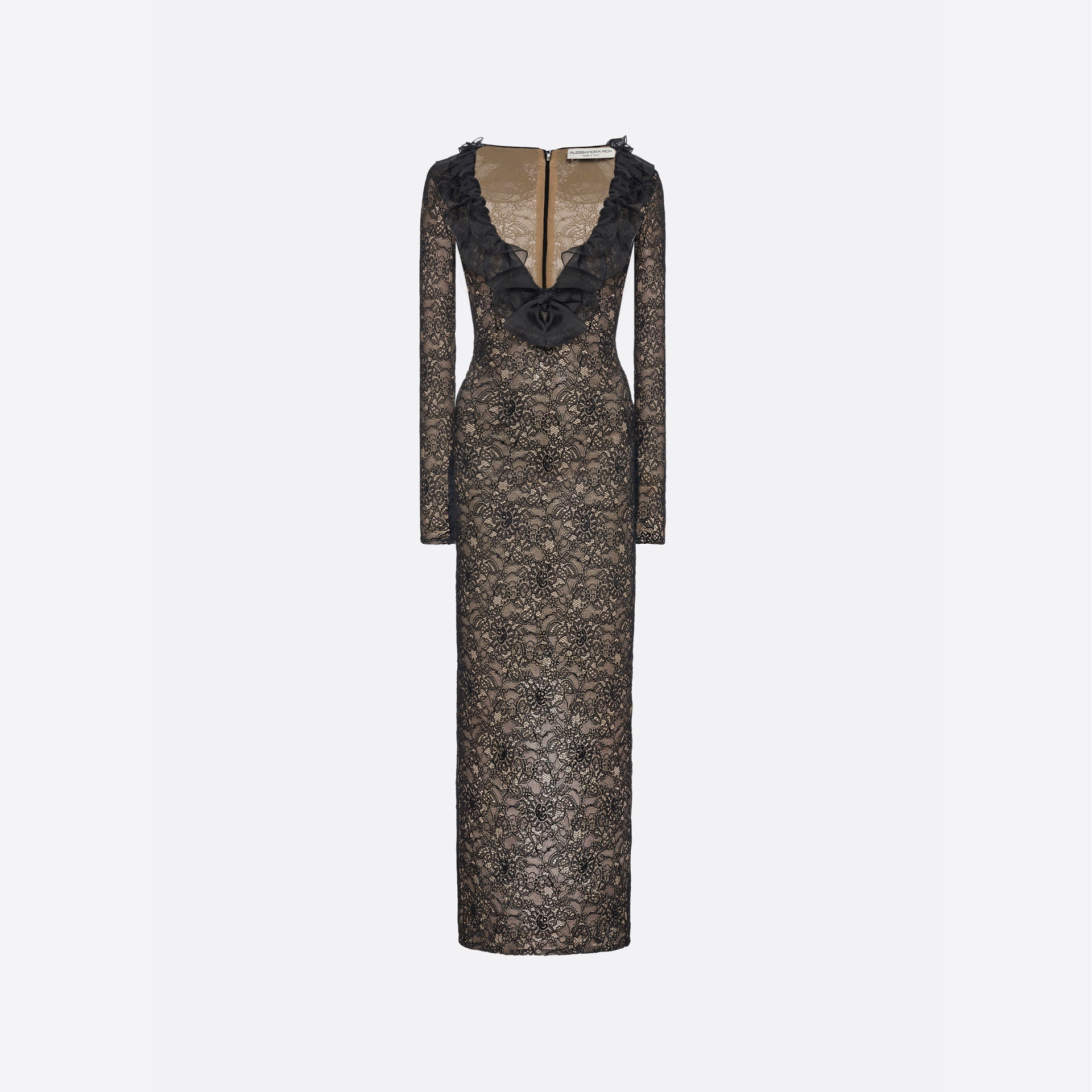 alessandra rich lace dress STRETCH EVENING 颜色:Multicolor 56R Ralinksi Dresser, Gray - Alessandra Richs stunning gown