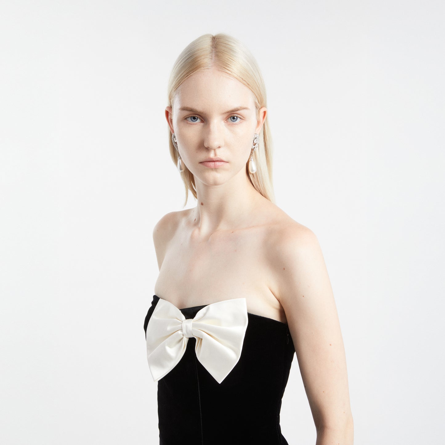 VELVET EVENING DRESS