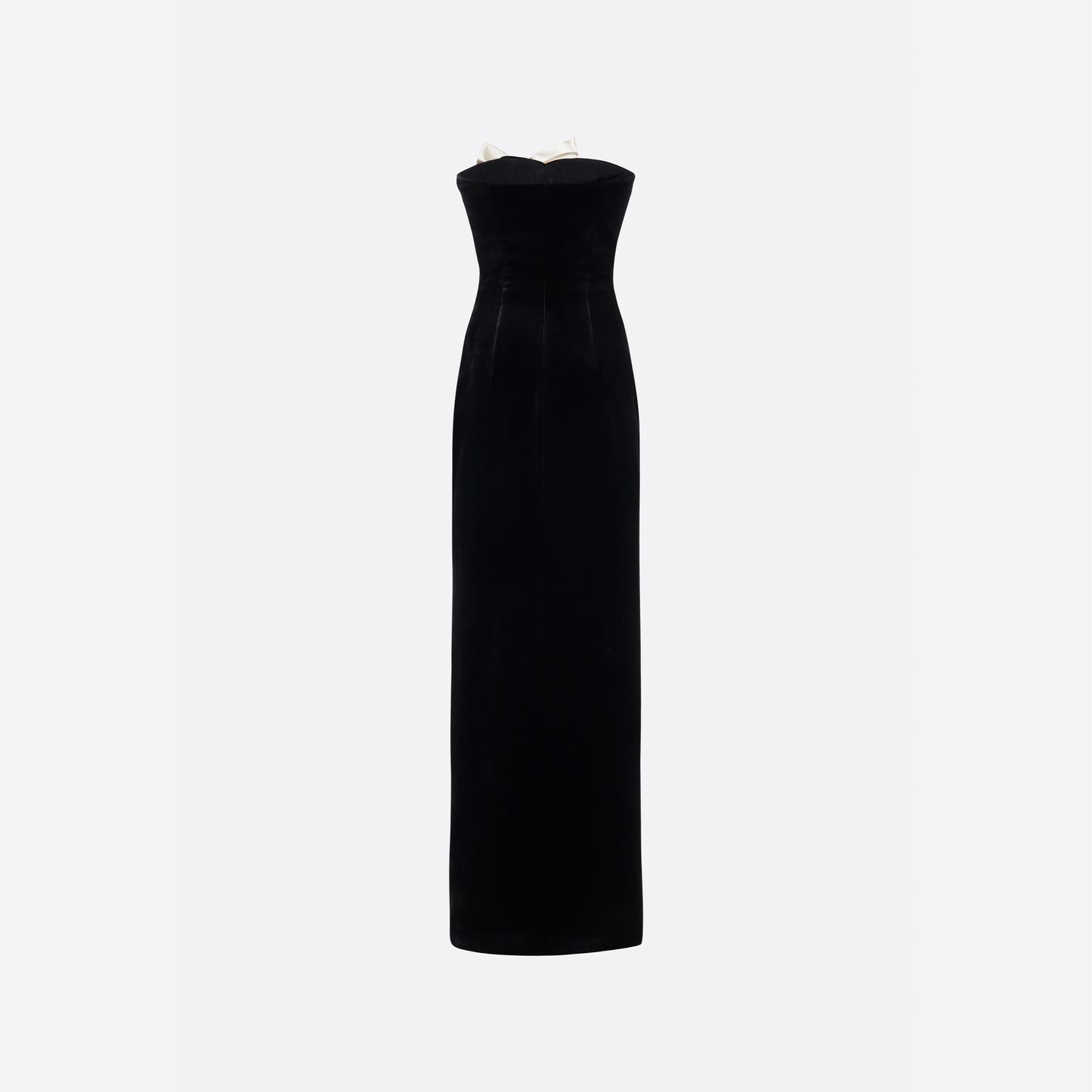 VELVET EVENING DRESS