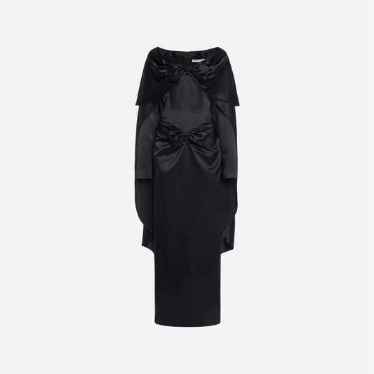 EVENING DRESS WITH CAPE
