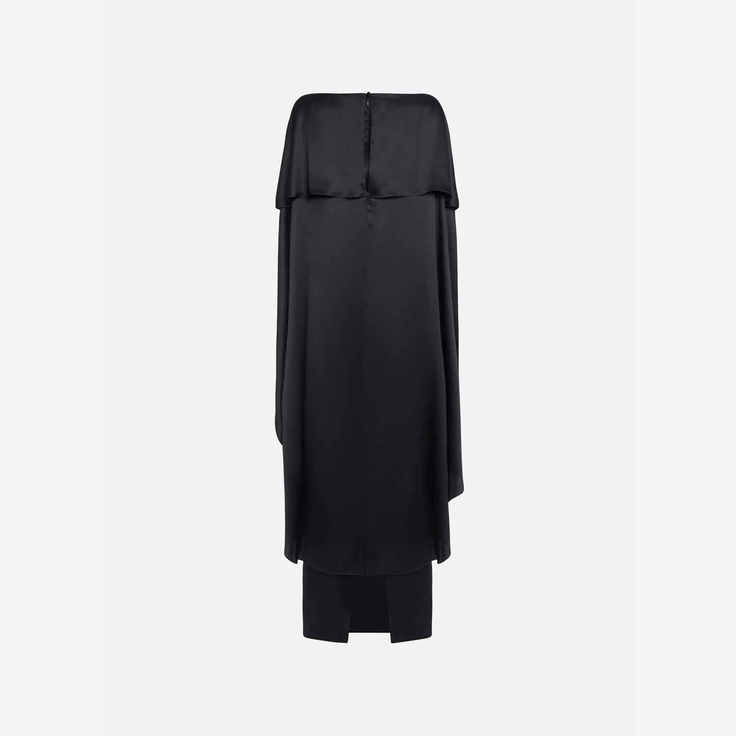 EVENING DRESS WITH CAPE