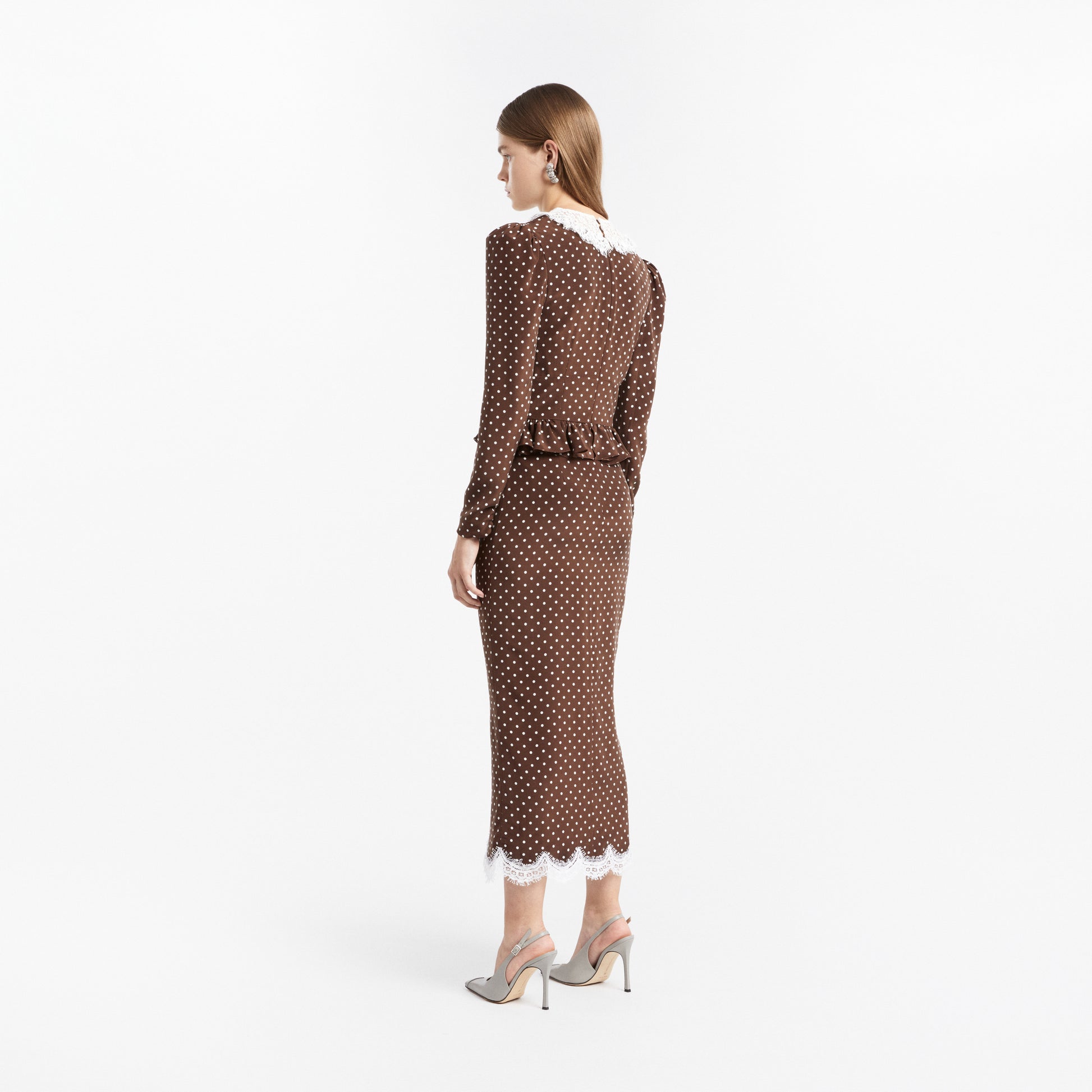 Polka dot midi dress | Alessandra Rich Polka dot midi dress | Alessandra Rich