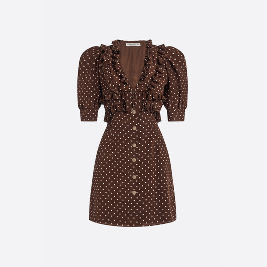 POLKA DOT MINI DRESS