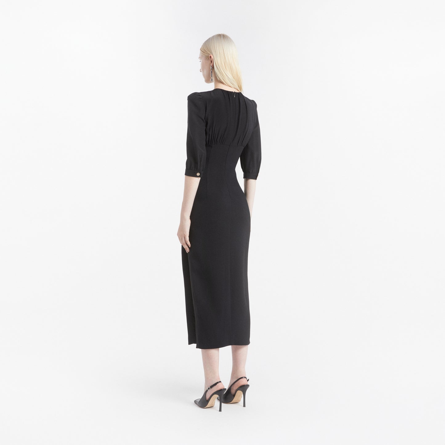 CADY MIDI DRESS WITH SPLITS