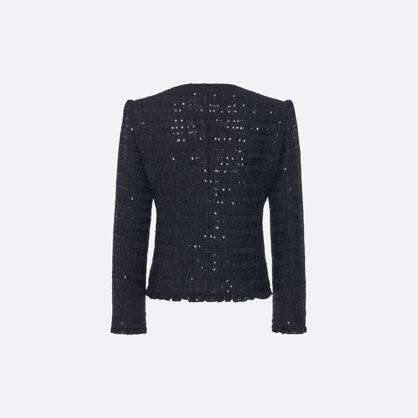 SEQUIN TWEED JACKET
