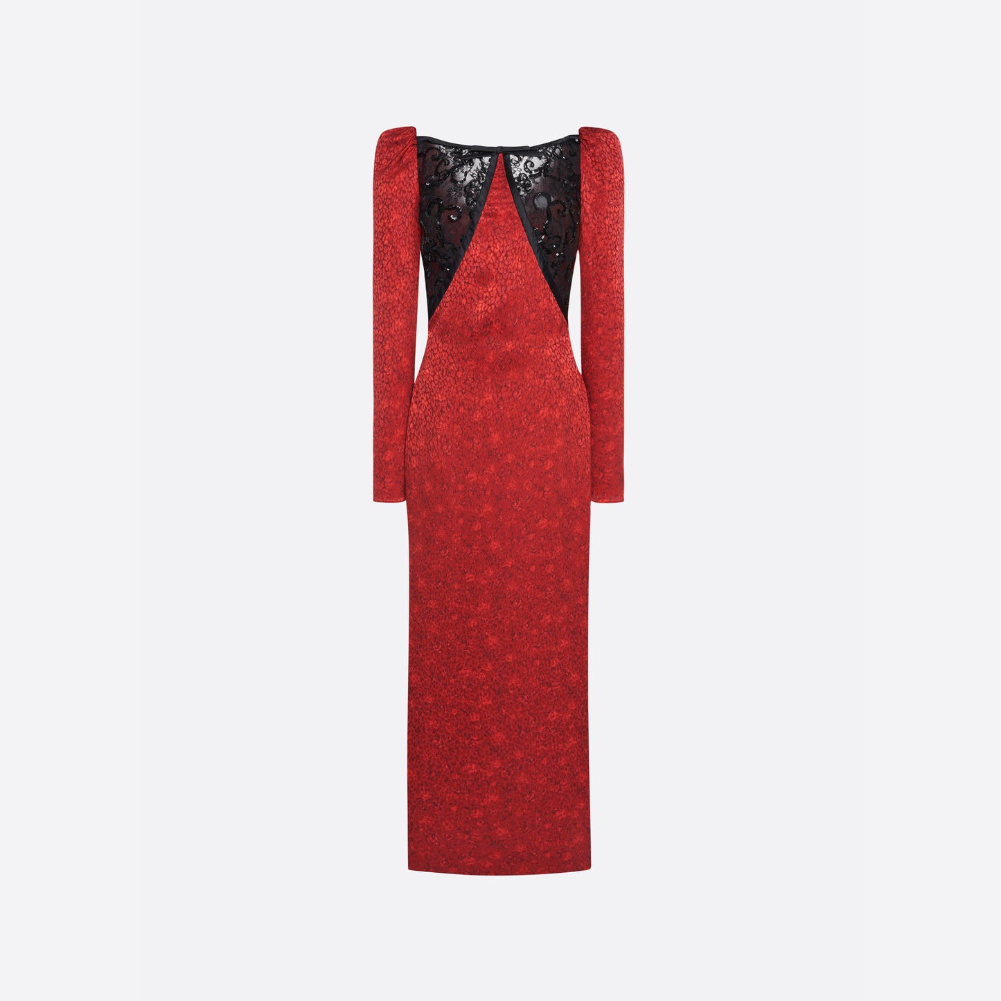 JACQUARD EVENING DRESS