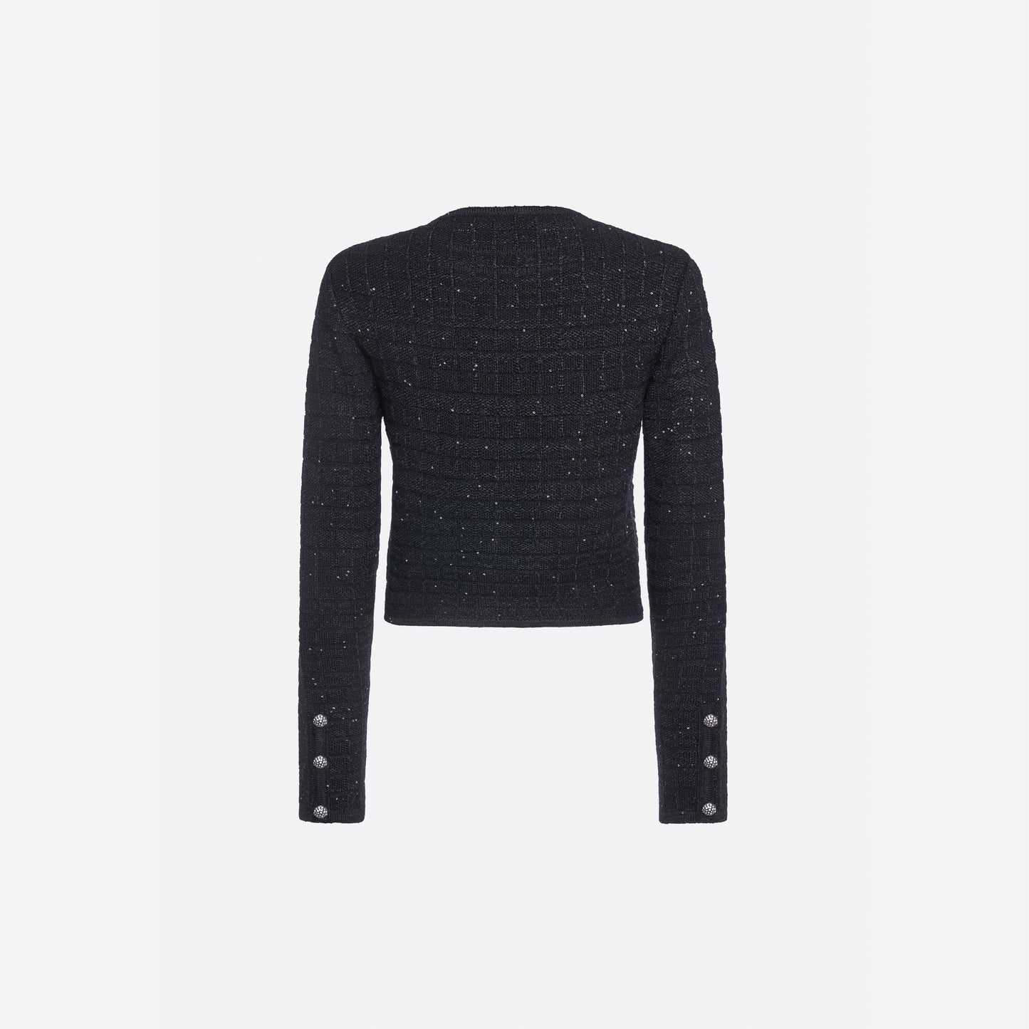 SEQUIN KNIT CARDIGAN