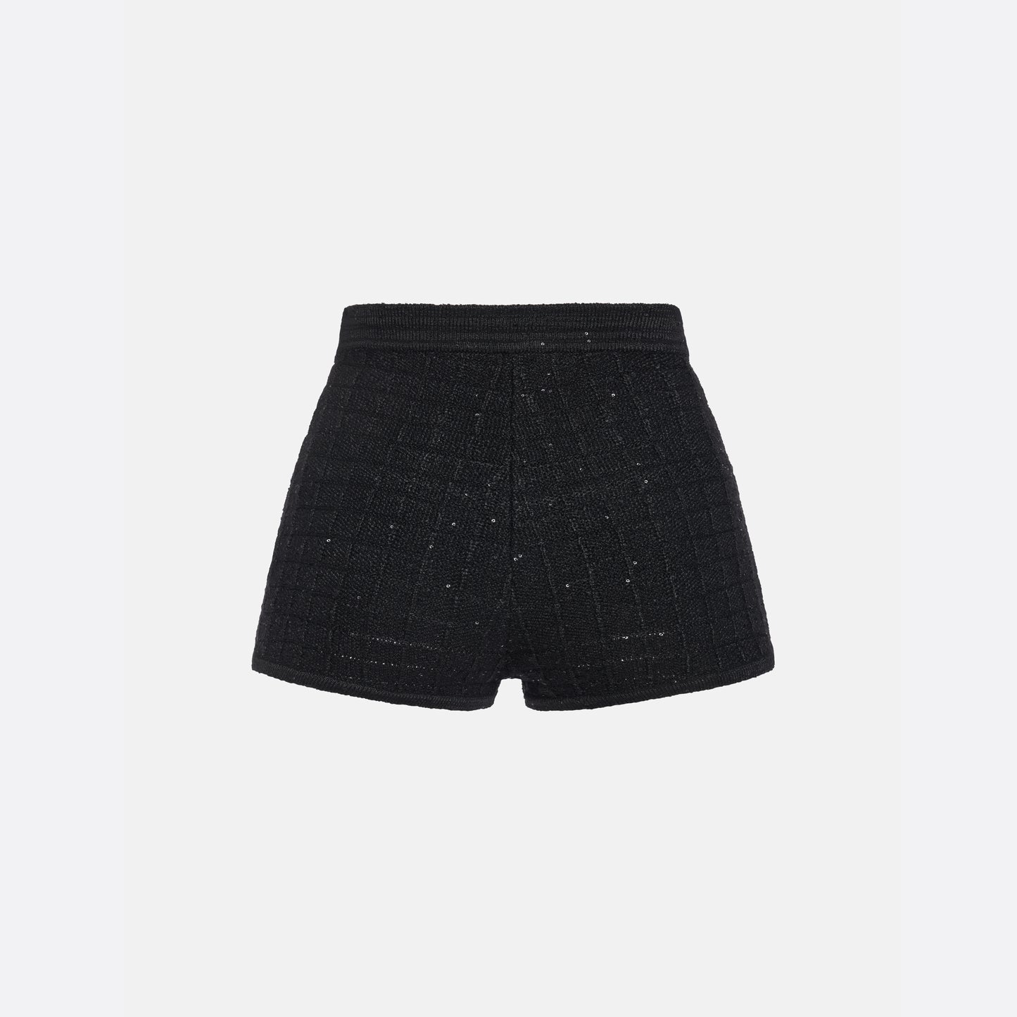 SEQUIN KNIT SHORTS
