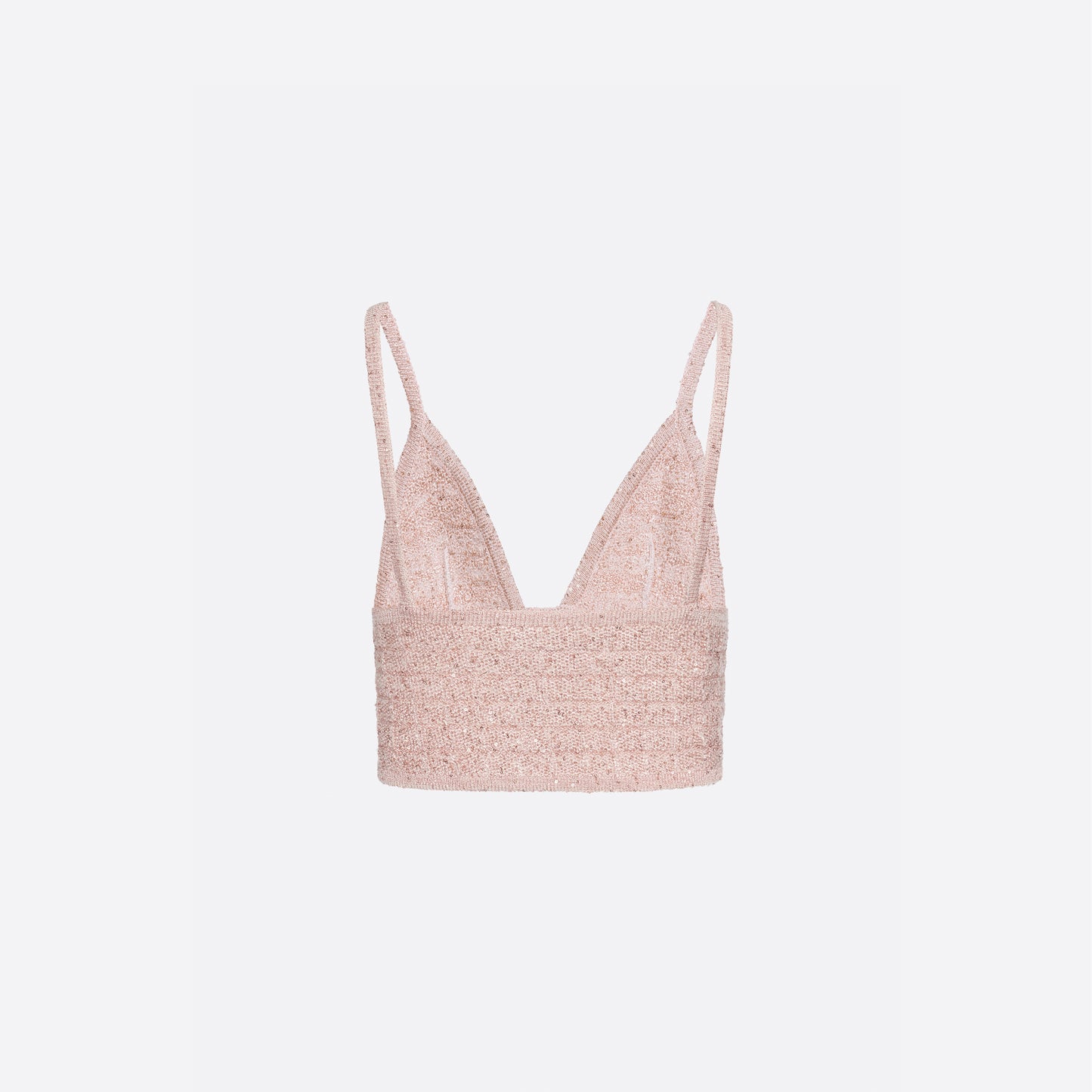 SEQUIN KNIT CROP TOP