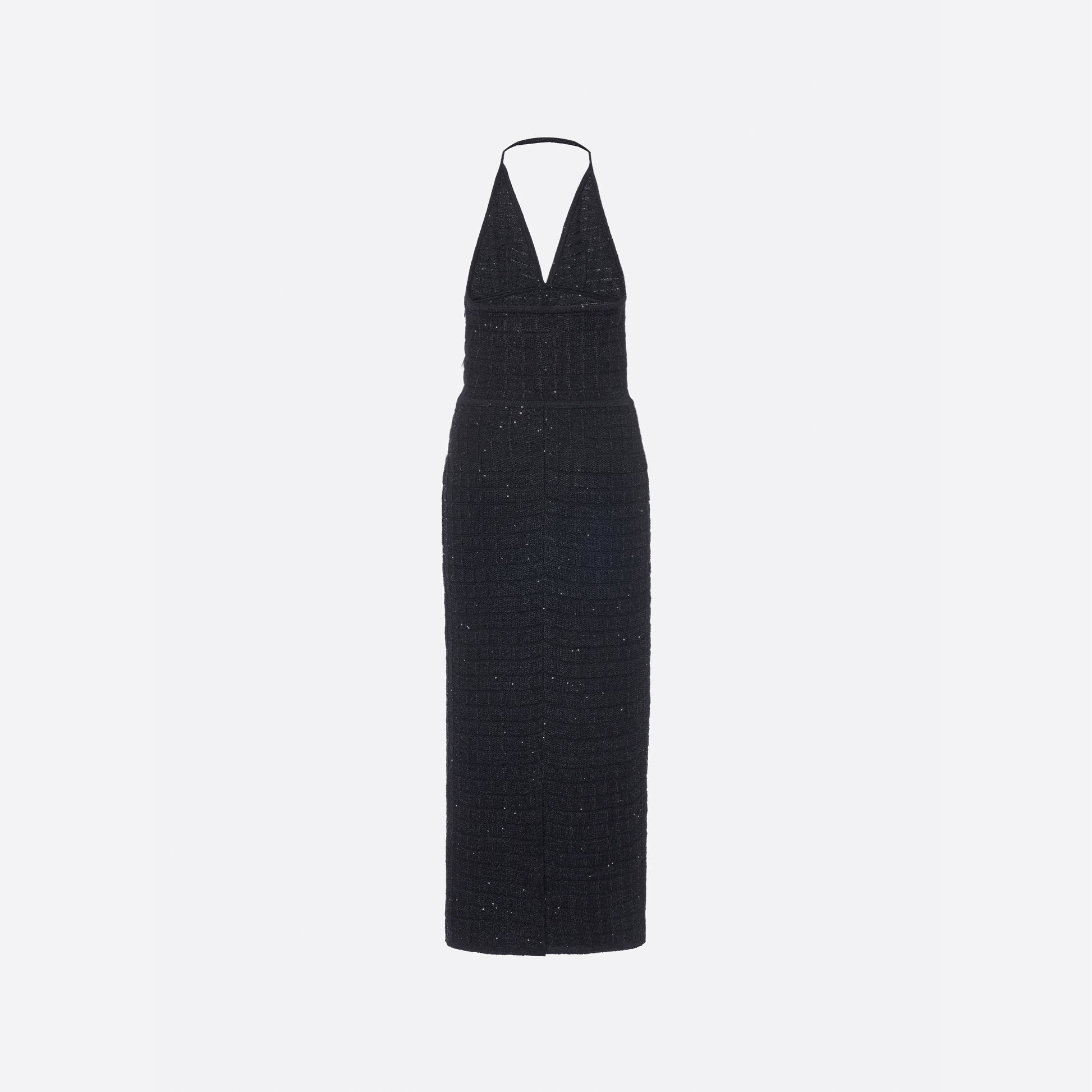 Alessandra Rich Backless Midi Dress in Black - Size 38 Alessandra Rich Backless Midi Dress in Black - Size 38