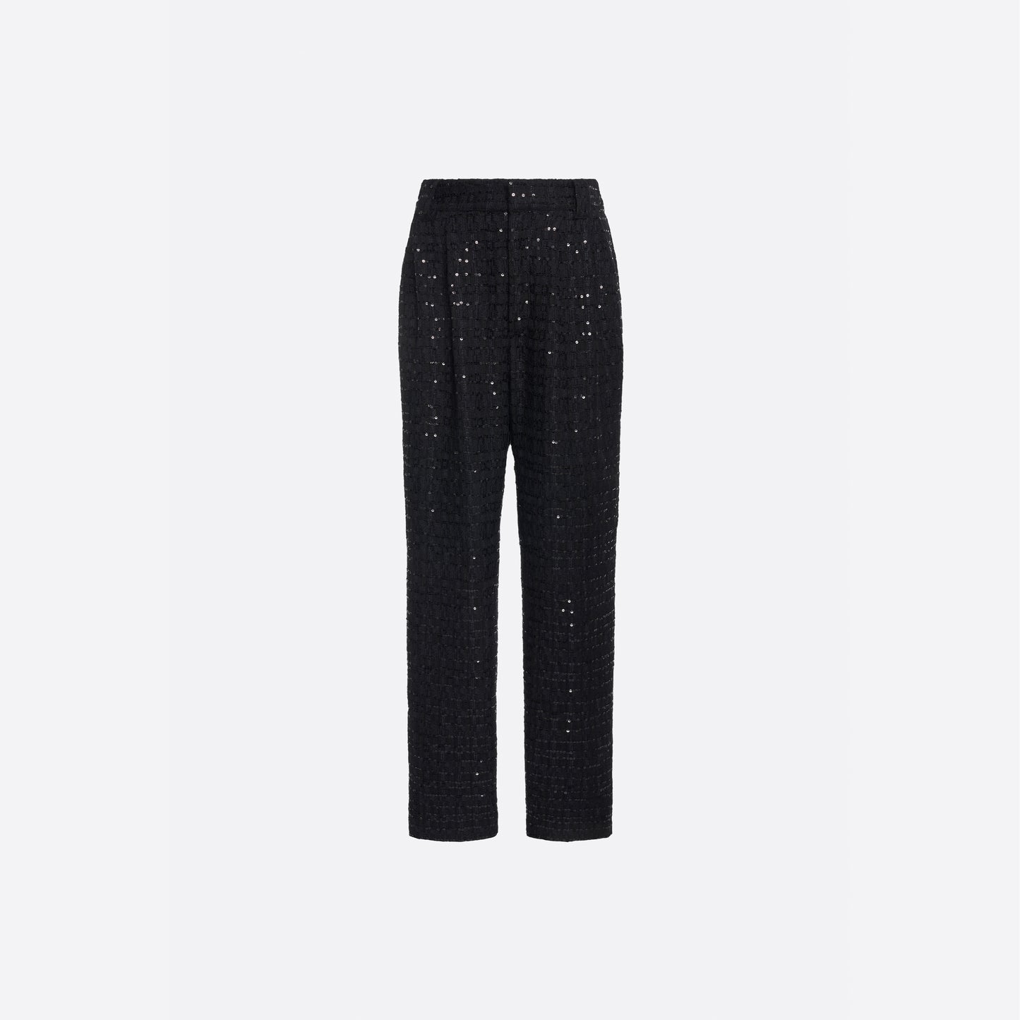 SEQUIN TWEED TROUSERS