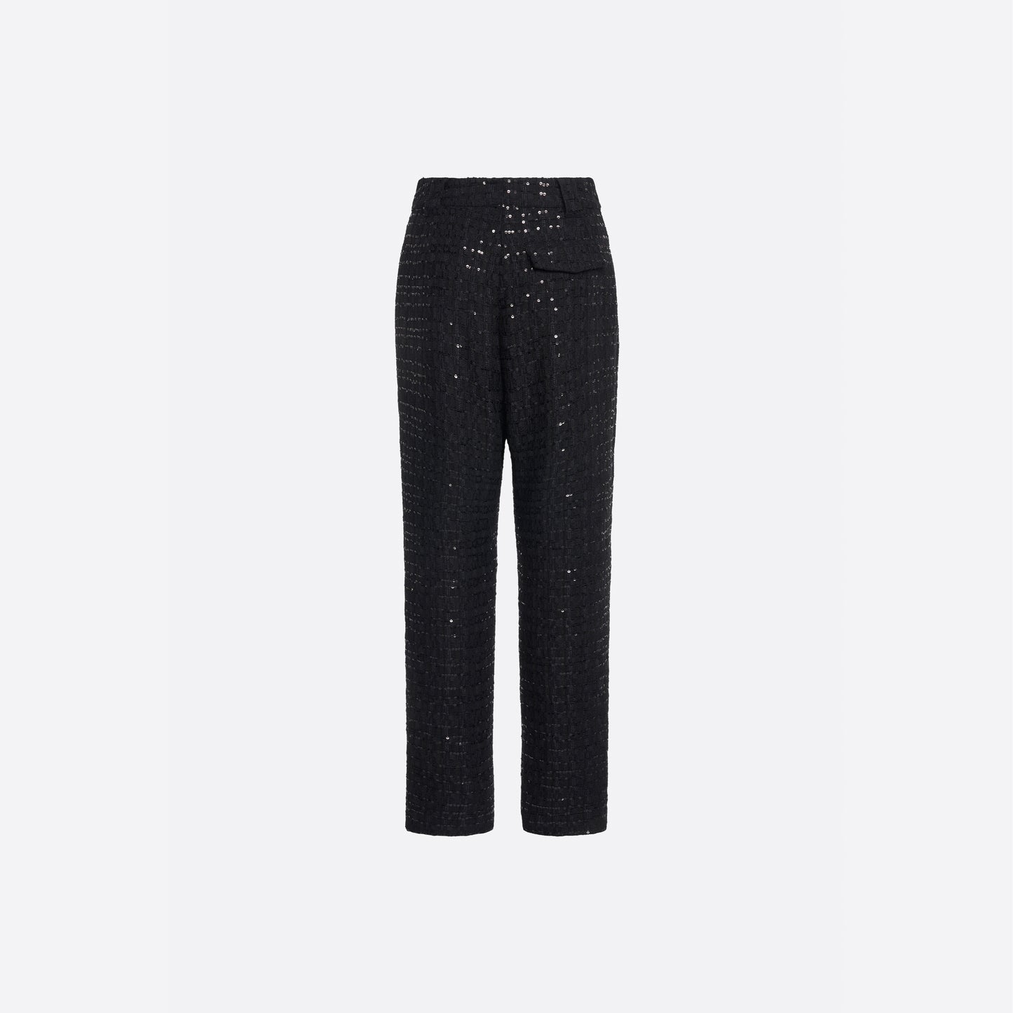 SEQUIN TWEED TROUSERS