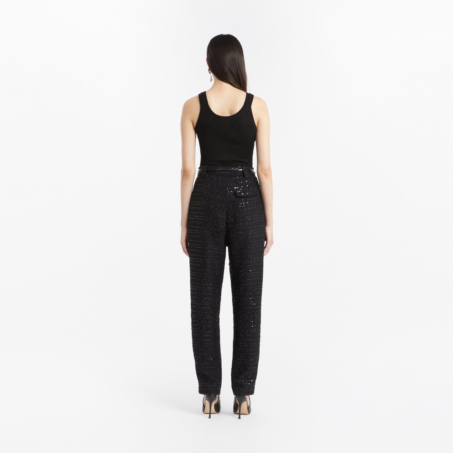 SILK TANKTOP WITH PENDANT