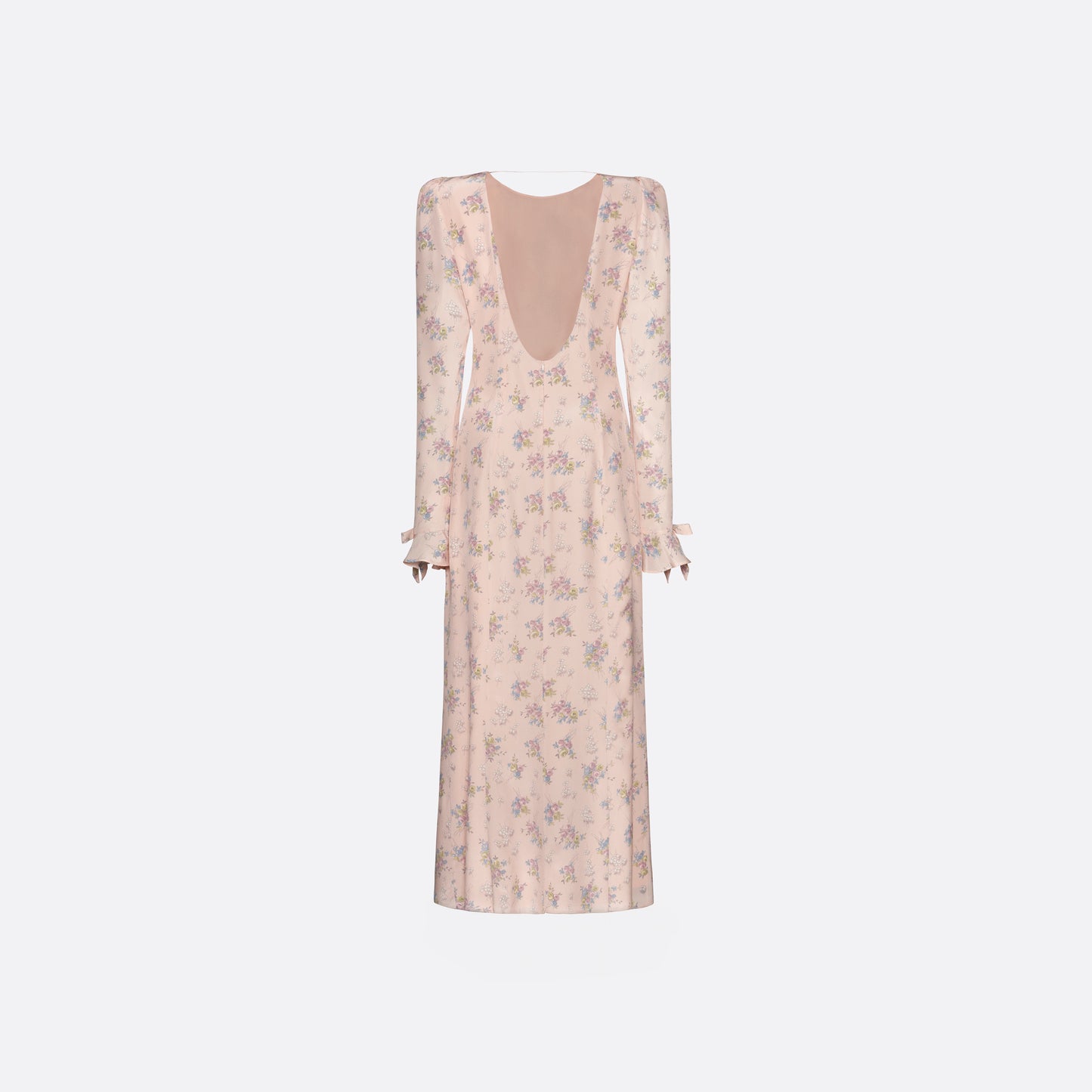 Alessandra Rich - Silk Open Back Midi Dress - 38